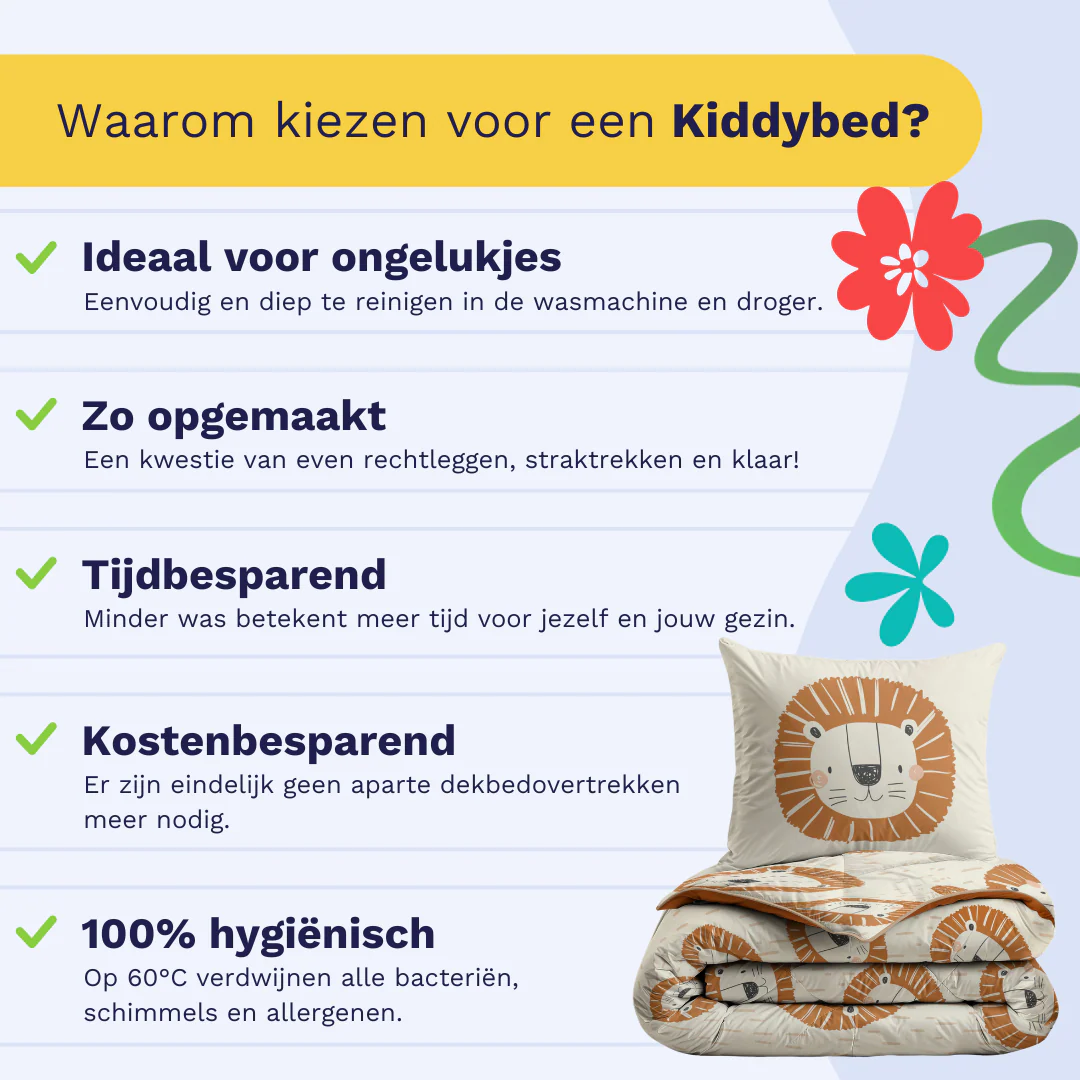 Zelesta Comfort Kids Dekbed - Lucky Lion - Image 3