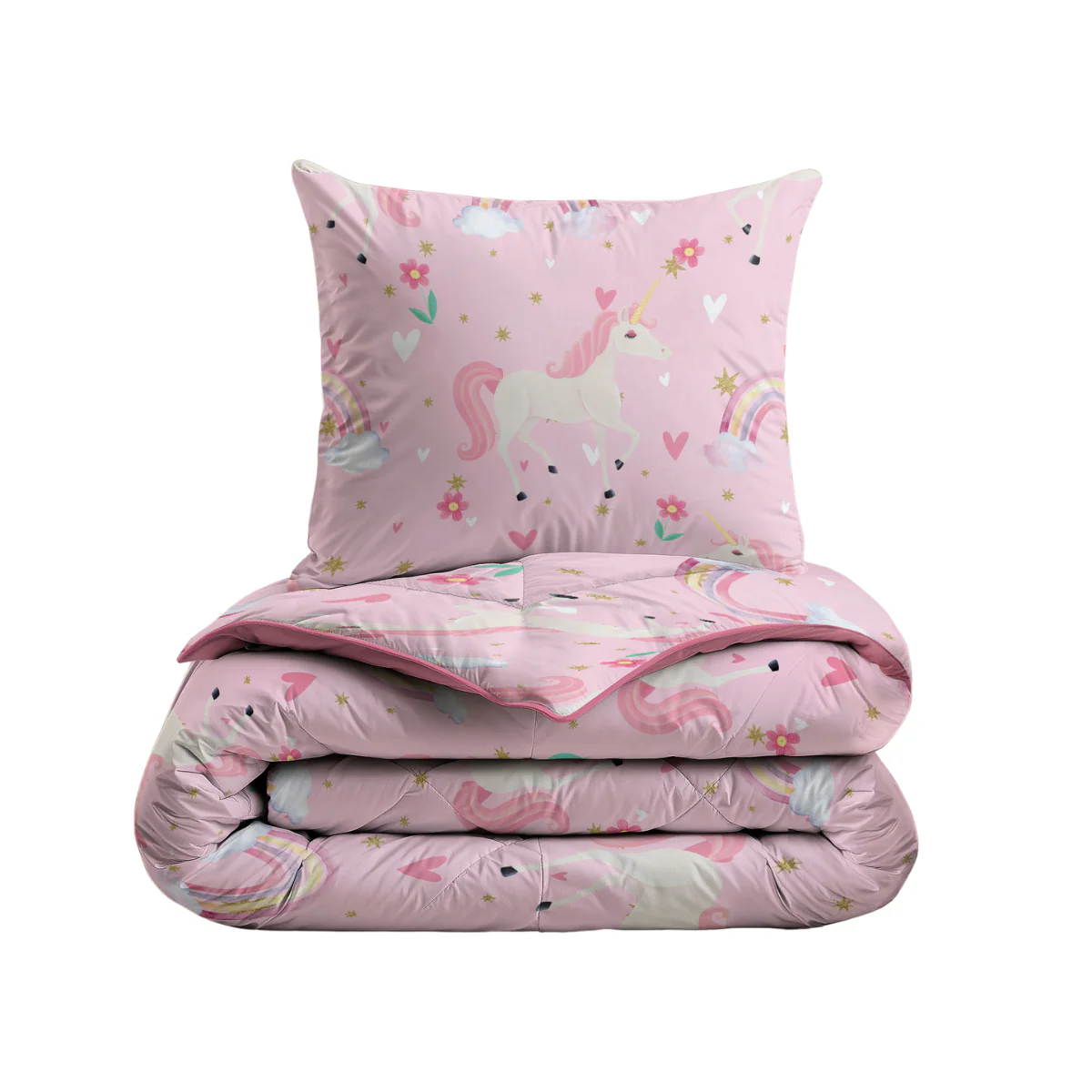 Zelesta Comfort Kids Dekbed - Rainbow Unicorn - Image 7