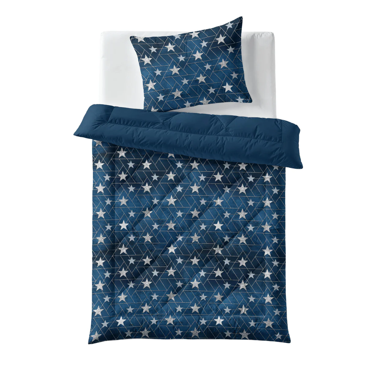Zelesta Comfort Kids Dekbed - Silver Stars - Image 8