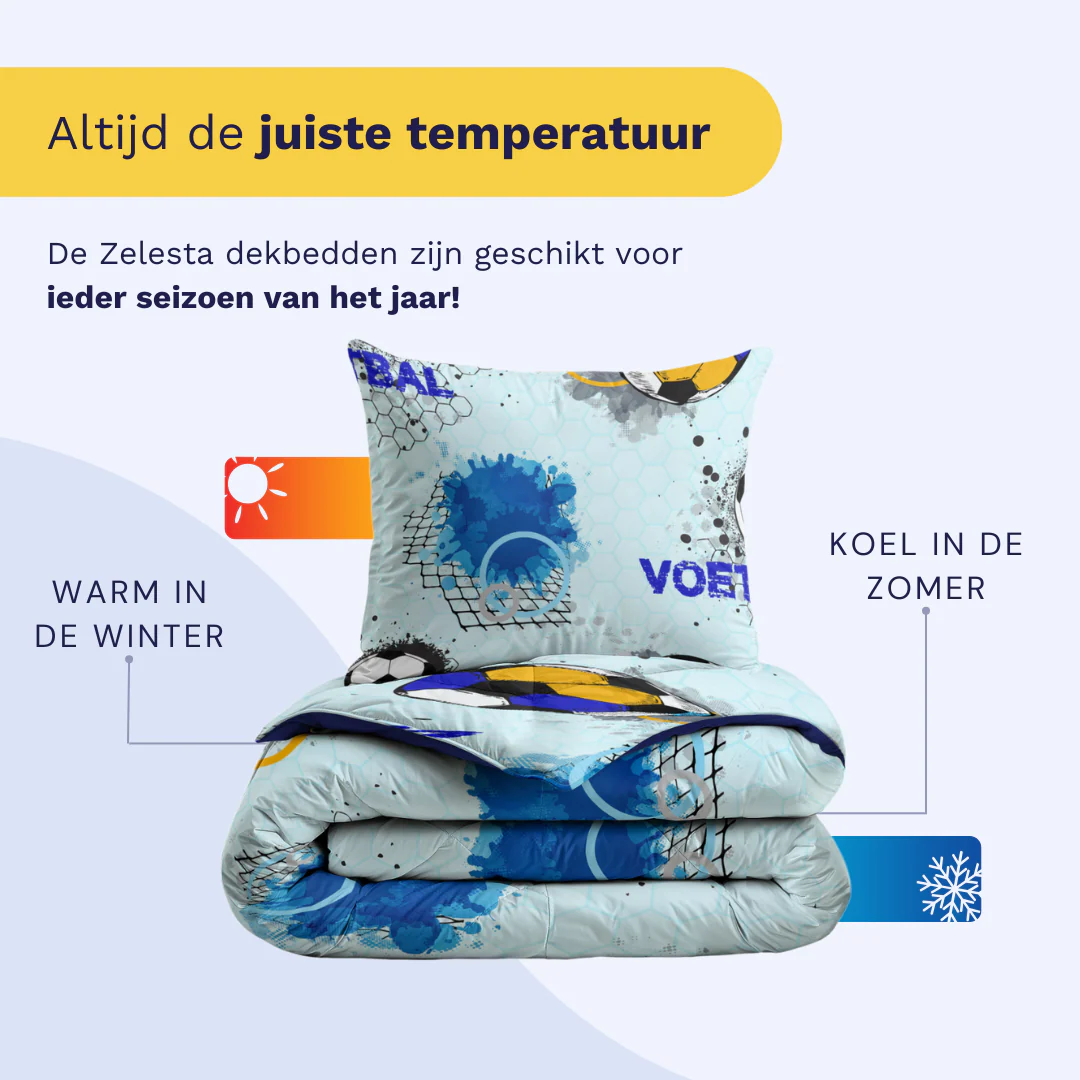 Zelesta Comfort Kids Dekbed - Soccer Dream - Image 5