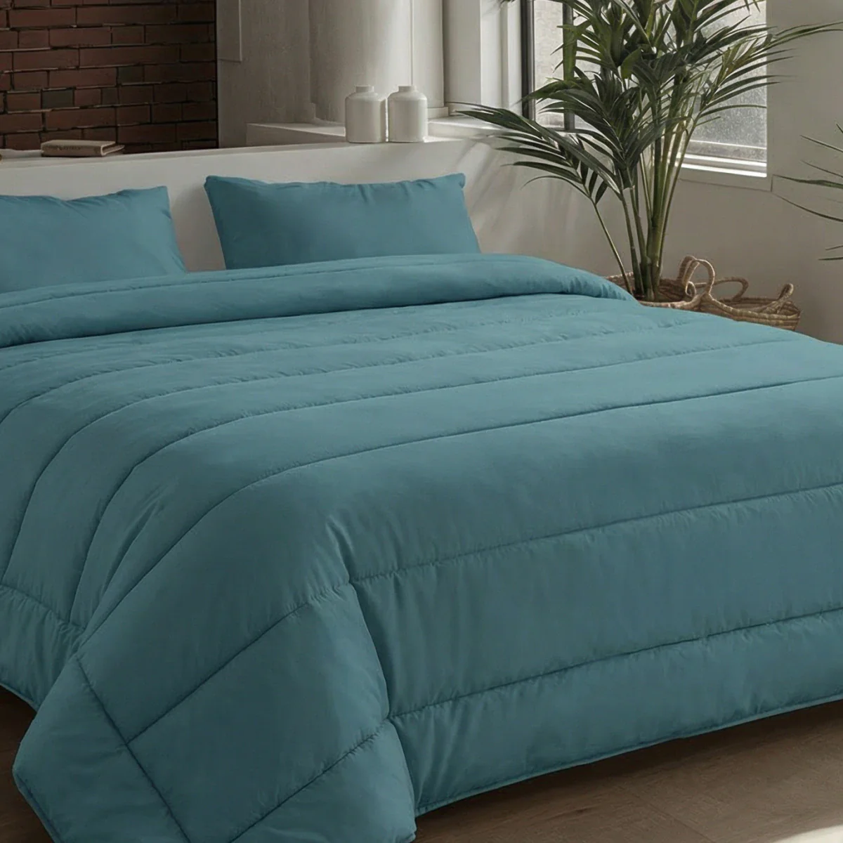 Zelesta Comfort Uni Dekbed - Zeegroen - Image 3