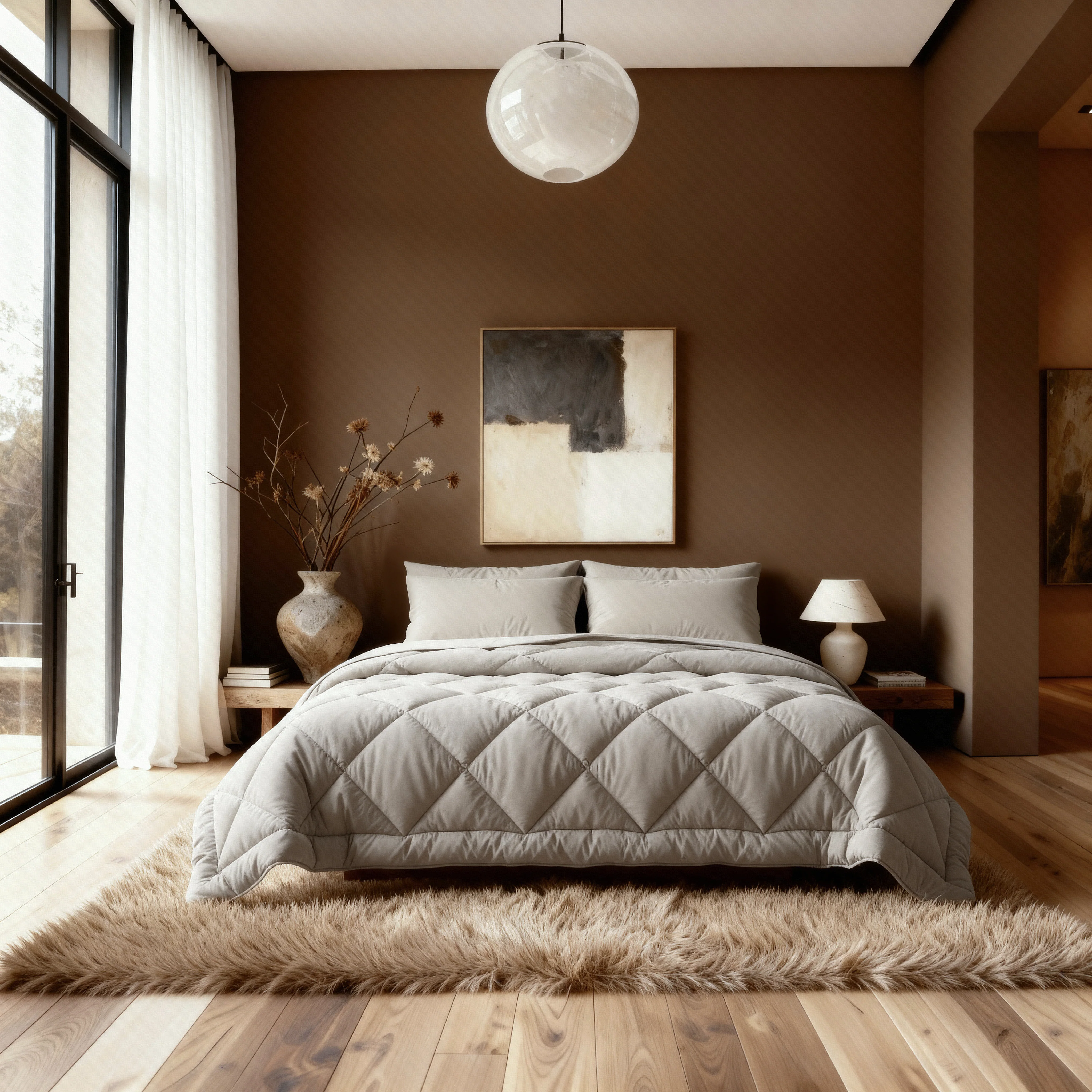 Zelesta Comfort Uni Diamond  Dekbed - Zandbeige - Image 2