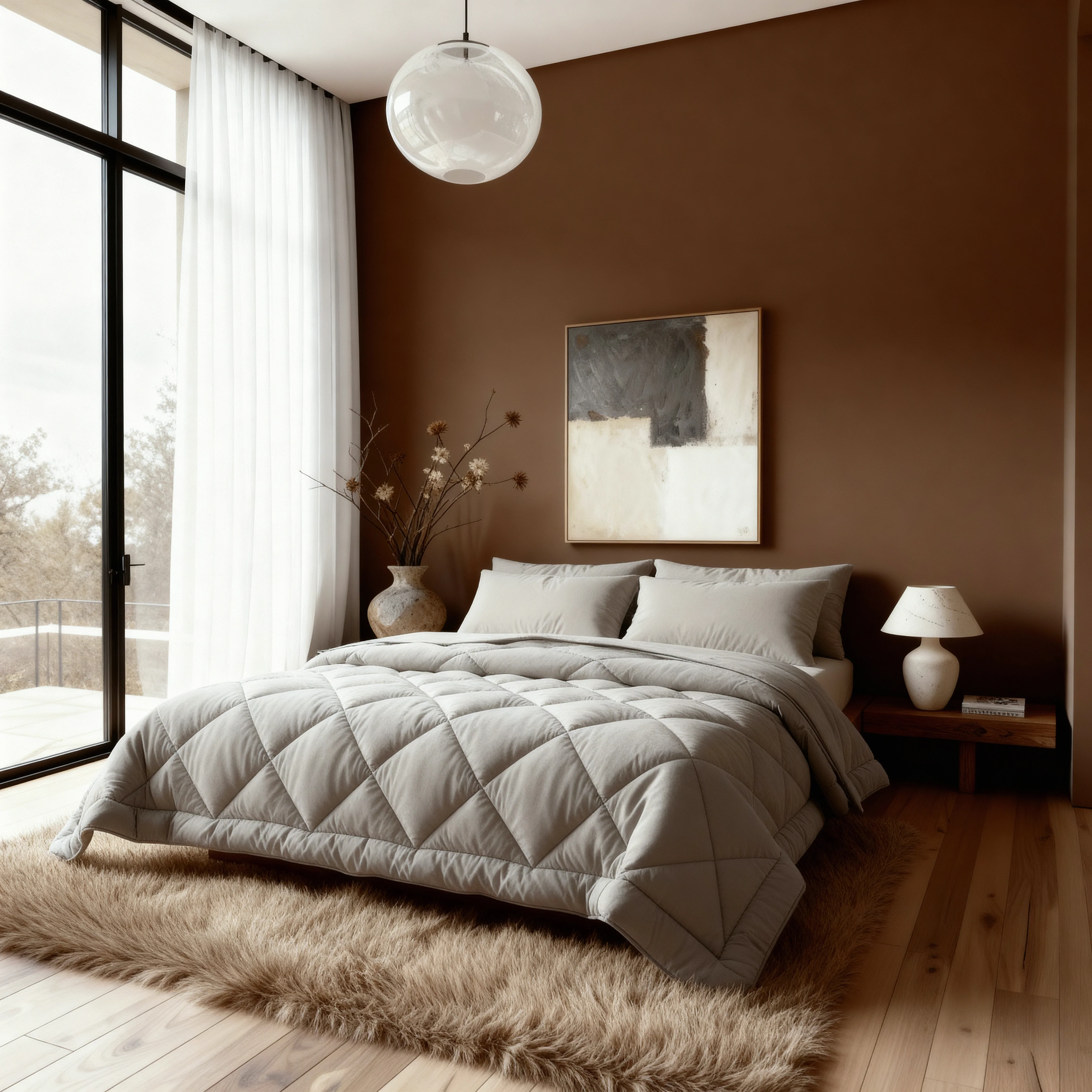 Zelesta Comfort Uni Diamond  Dekbed - Zandbeige - Image 3