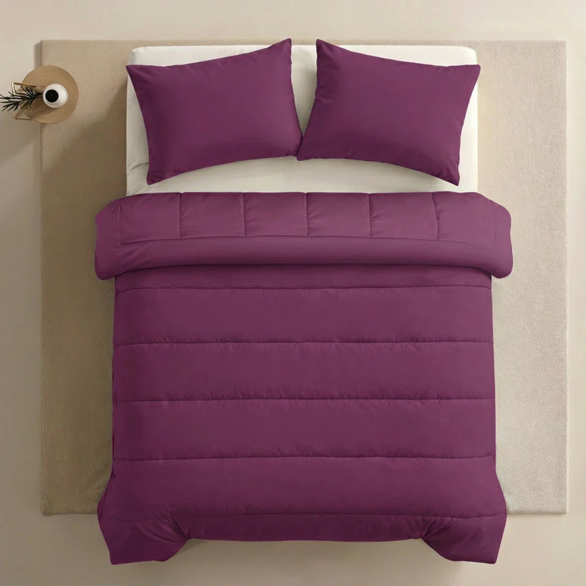 Zelesta Comfort Uni Zomerdekbed - Bordeaux - Image 4