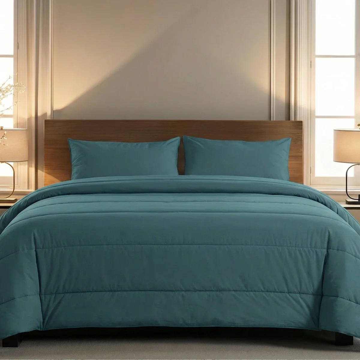 Zelesta Comfort Uni Zomerdekbed - Zeegroen - Image 2