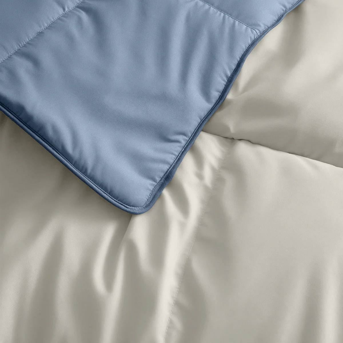 Zelesta Deluxe Duo Percale Katoen Dekbed - Droomblauw & Crème - Image 9