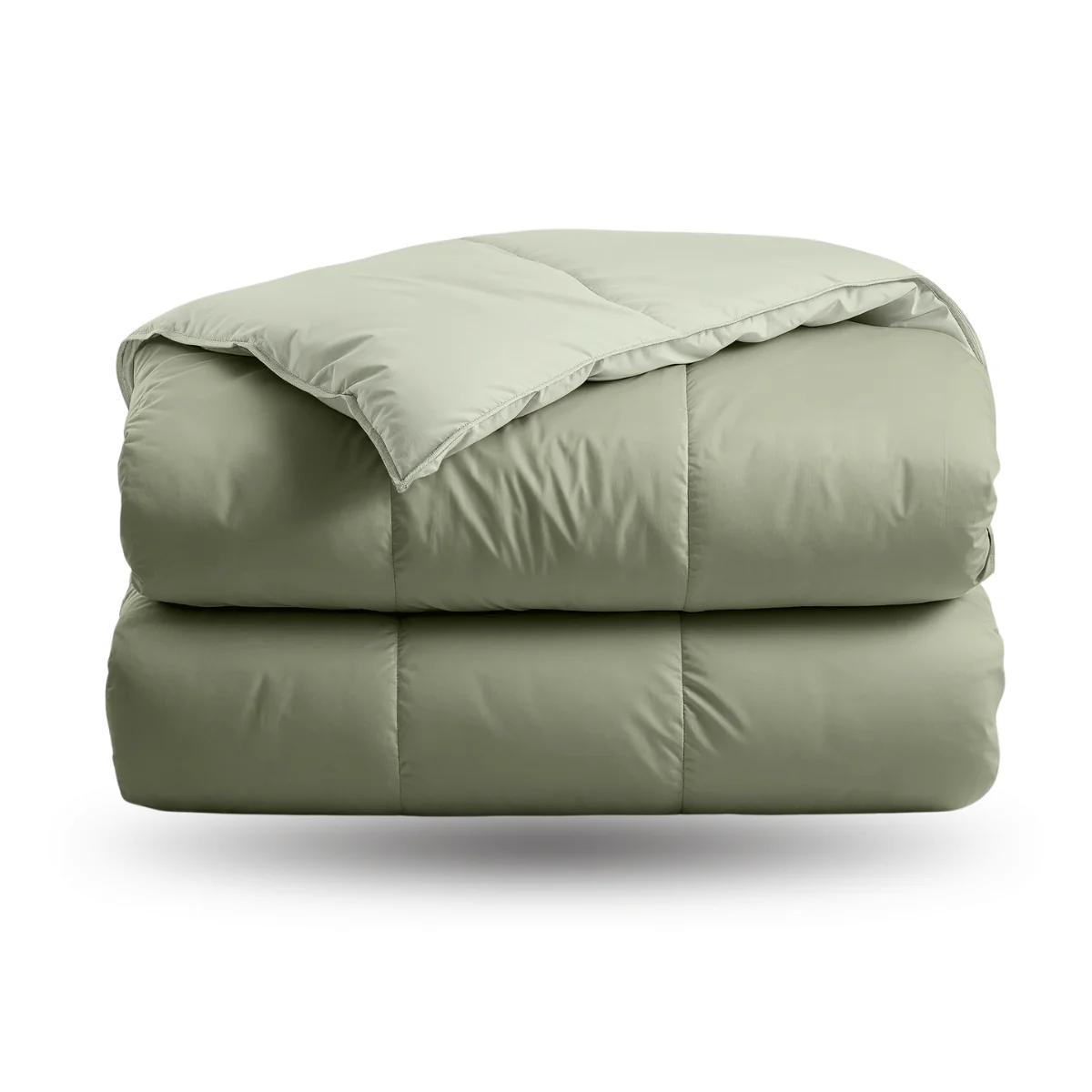 Zelesta Deluxe Duo Percale Katoen Dekbed - Olijfgroen & Mint