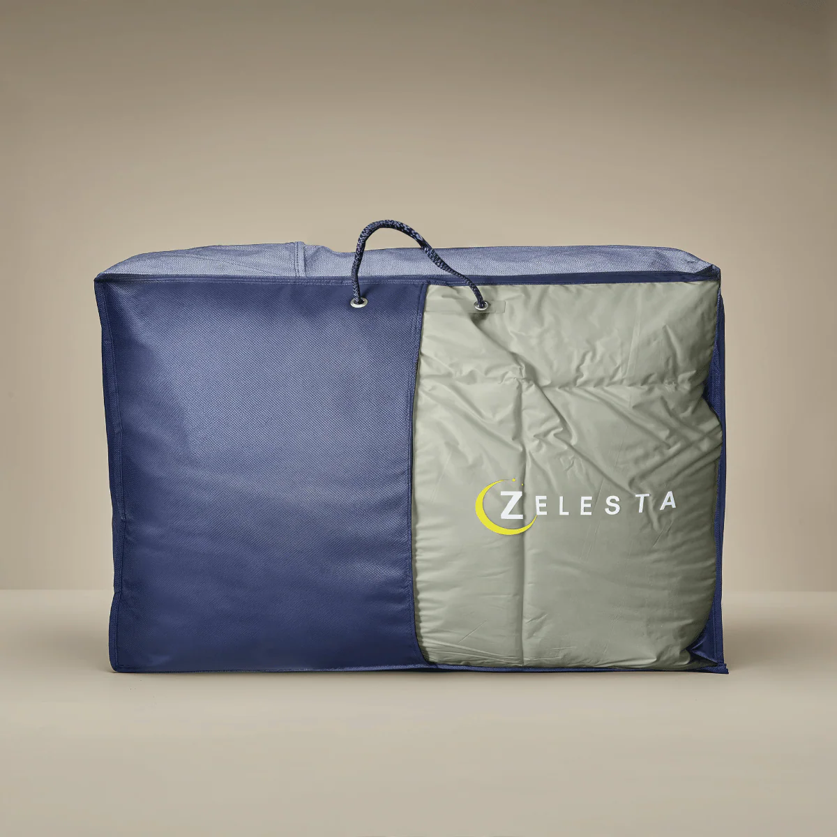 Zelesta Deluxe Duo Percale Katoen Dekbed - Olijfgroen & Mint - Image 12