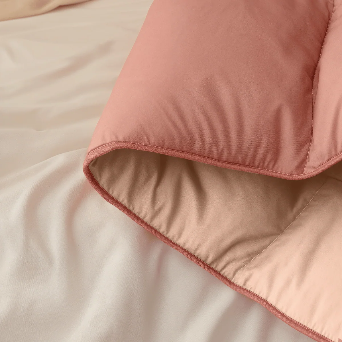Zelesta Deluxe Duo Percale Katoen Dekbed - Zalm & Perzik - Image 10