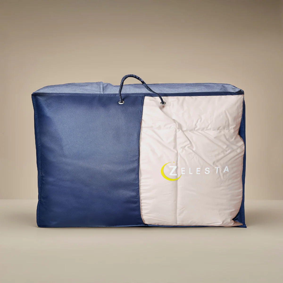 Zelesta Deluxe Duo Percale Katoen Dekbed - Zijde & Crème - Image 12