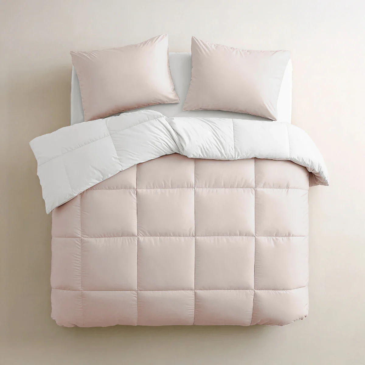 Zelesta Deluxe Duo Percale Katoen Zomerdekbed - Zijde & Crème - Image 3