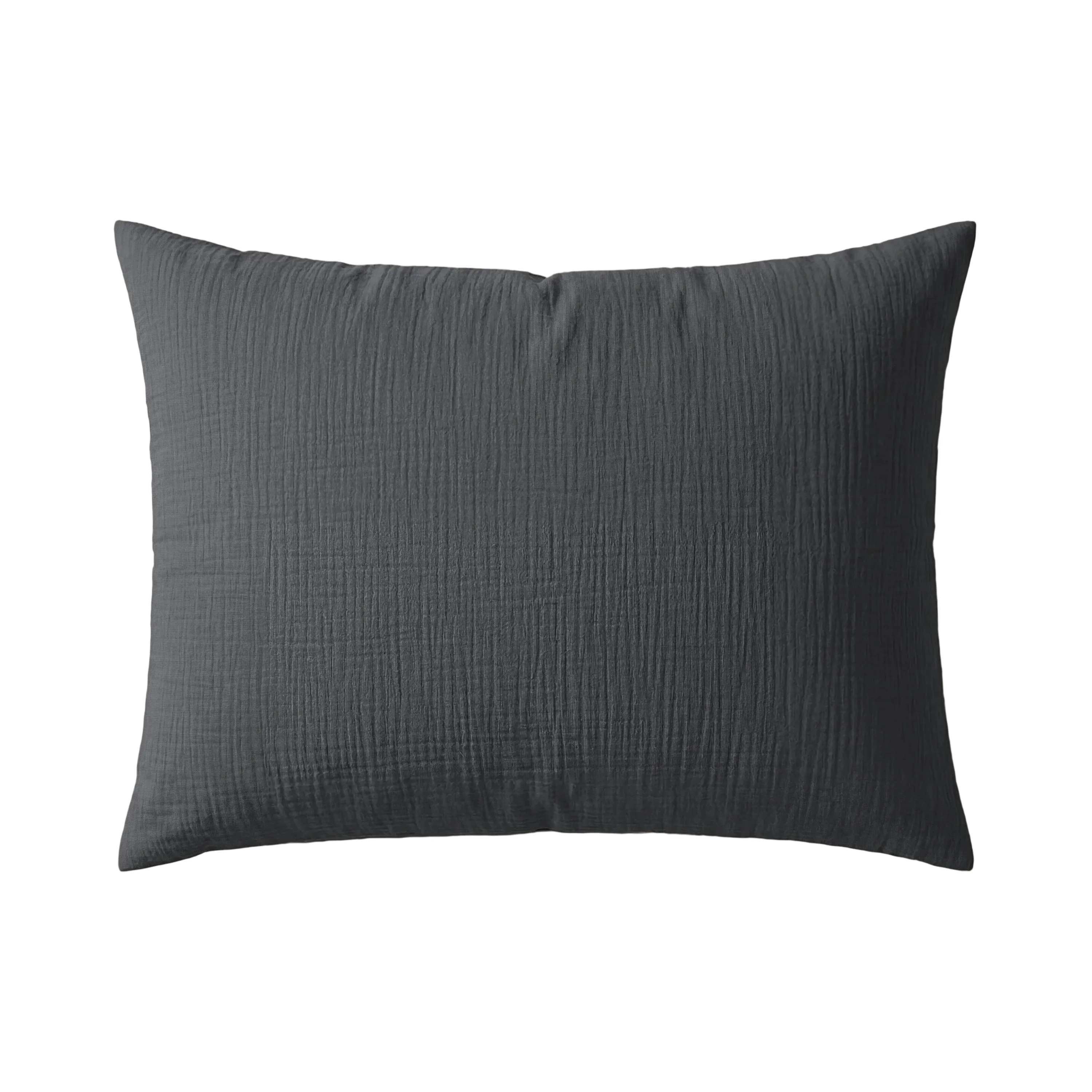 Zelesta Deluxe Katoen Mousseline Kussensloop Set Van 2 - Antraciet
