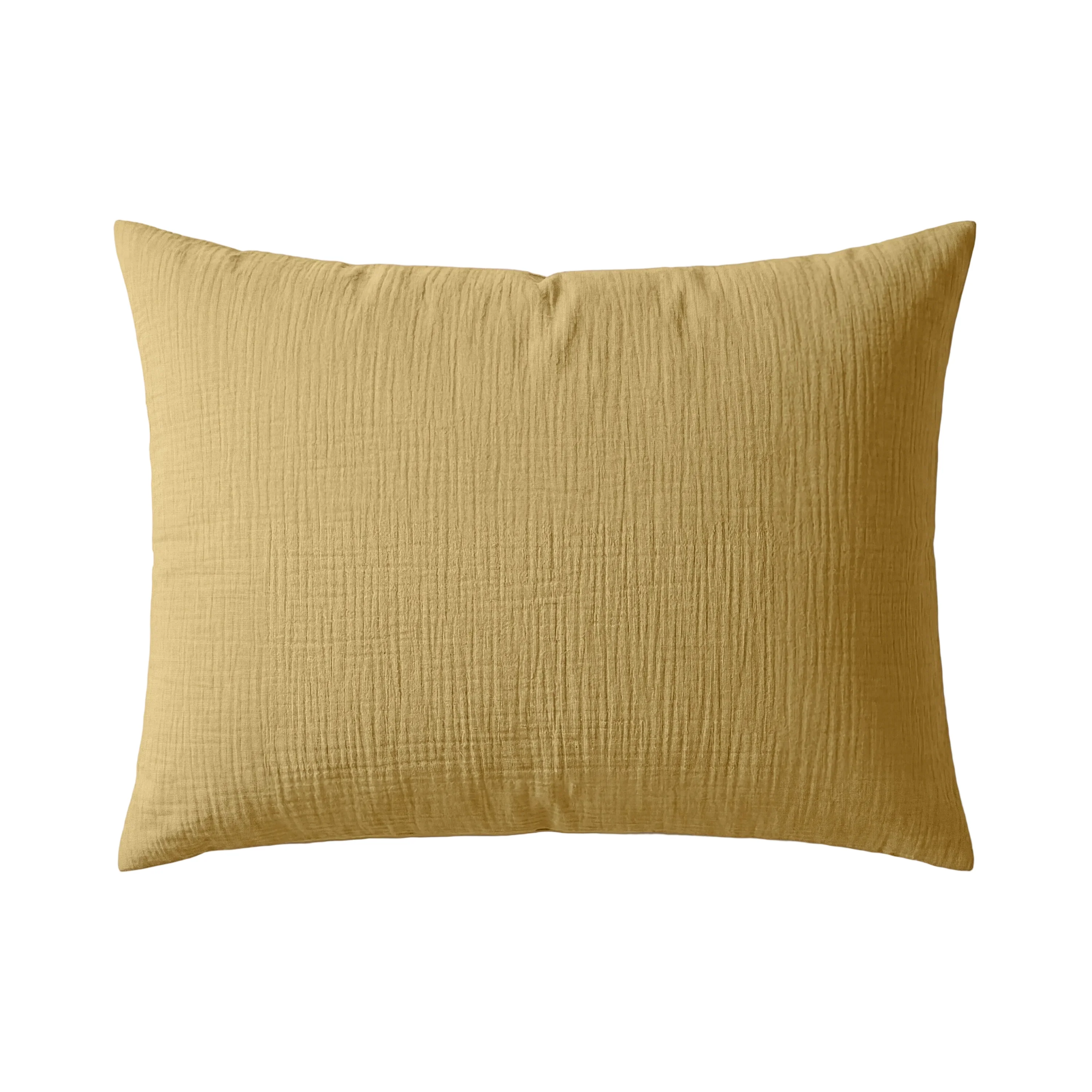 Zelesta Deluxe Katoen Mousseline Kussensloop Set Van 2 - Oker