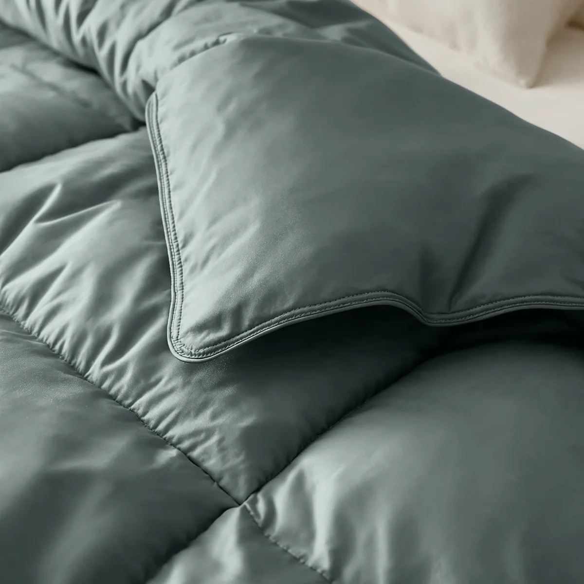 Zelesta Deluxe Uni Satijnkatoen Dekbed - Groen - Image 6