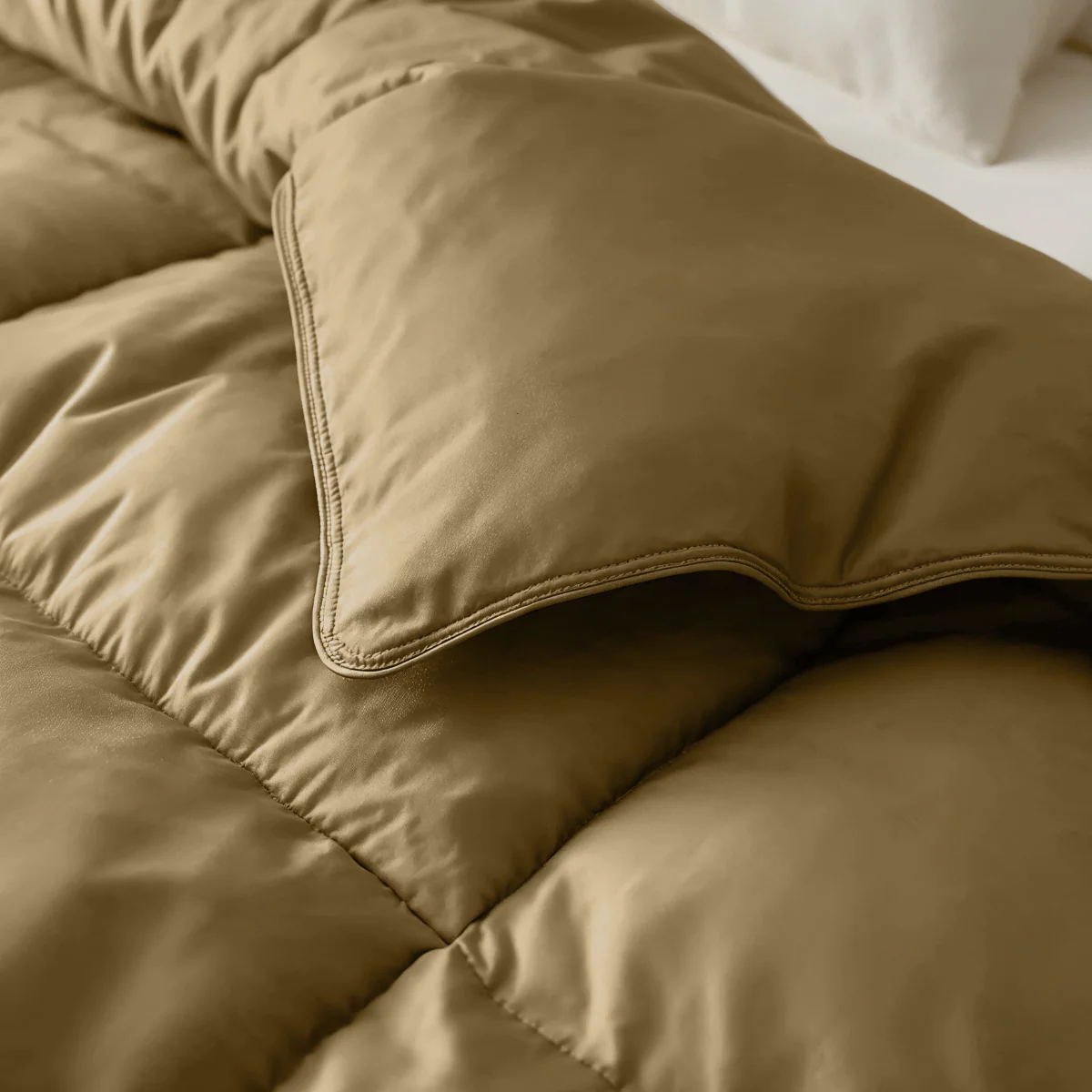 Zelesta Deluxe Uni Satijnkatoen Dekbed - Okergeel - Image 8