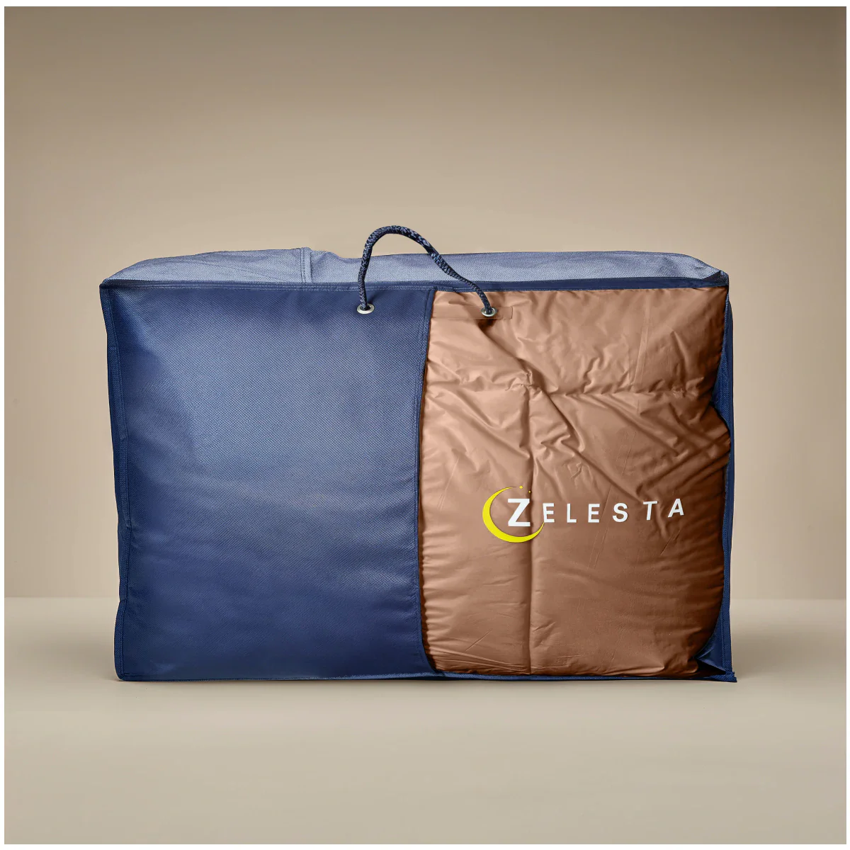 Zelesta Deluxe Uni Satijnkatoen Zomerdekbed - Aarderood - Image 5