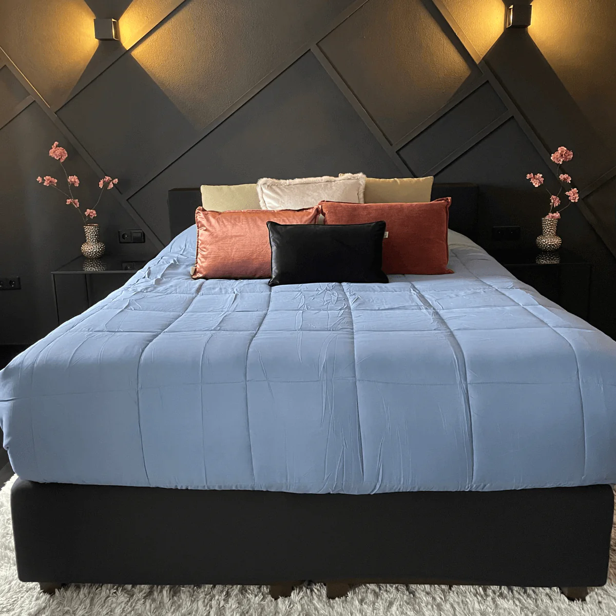 Zelesta Everyday Duo Dekbed - Blauw & Mastiek - Image 2