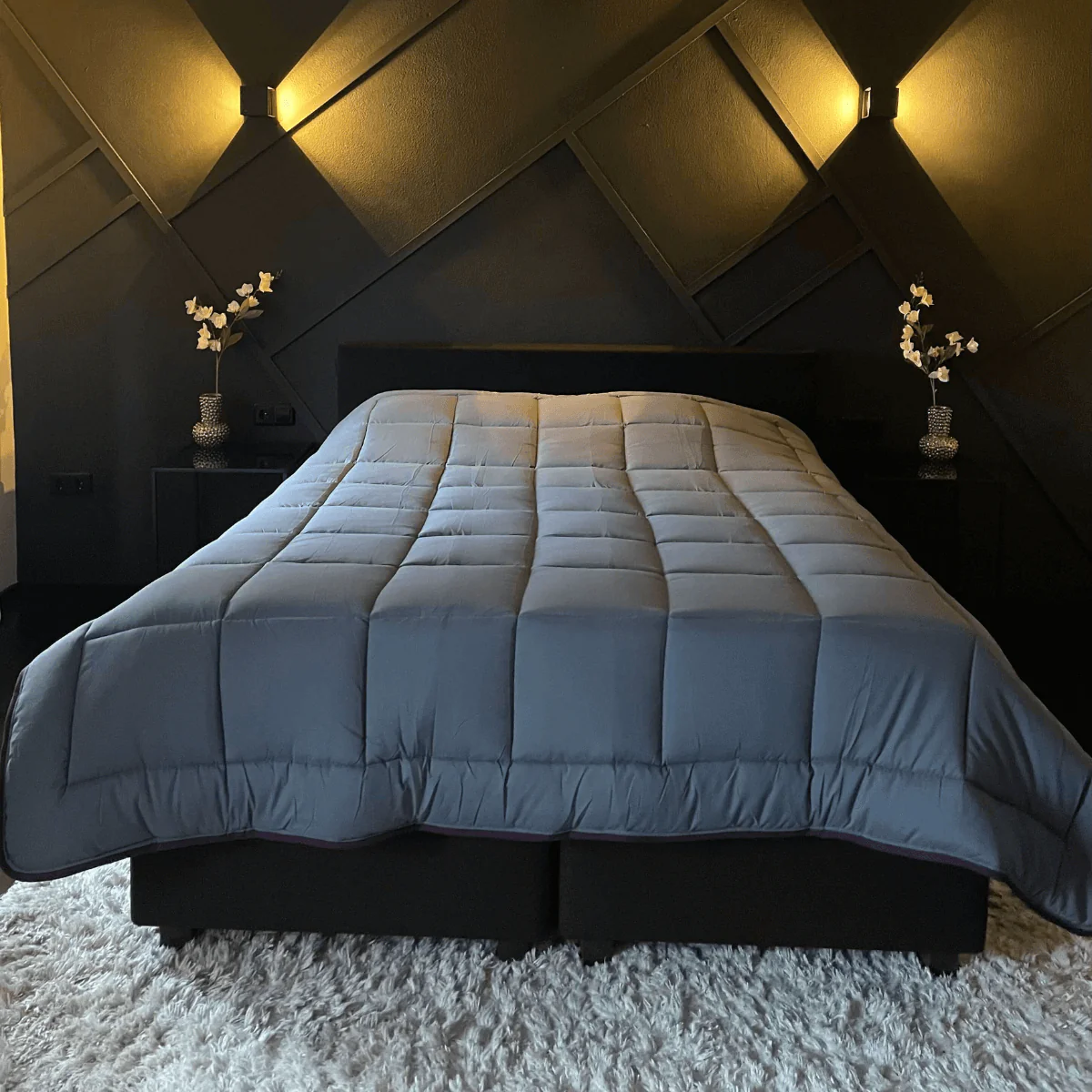 Zelesta Everyday Duo Dekbed - Paars & Antraciet - Image 3