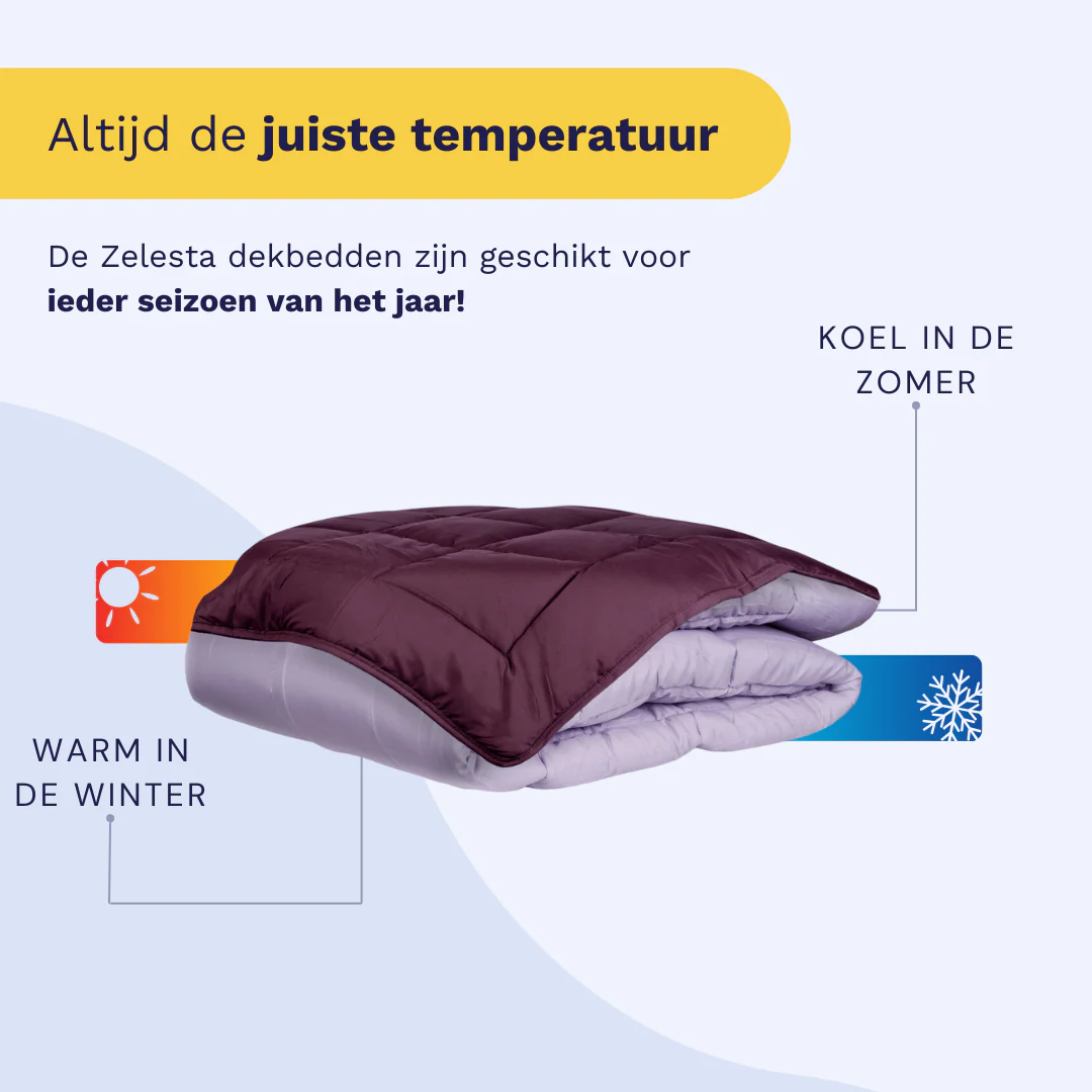 Zelesta Everyday Duo Dekbed - Paars & Lila - Image 5