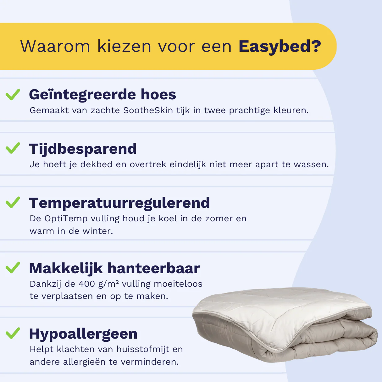 Zelesta Everyday Duo Dekbed - Taupe & Linnen - Image 4