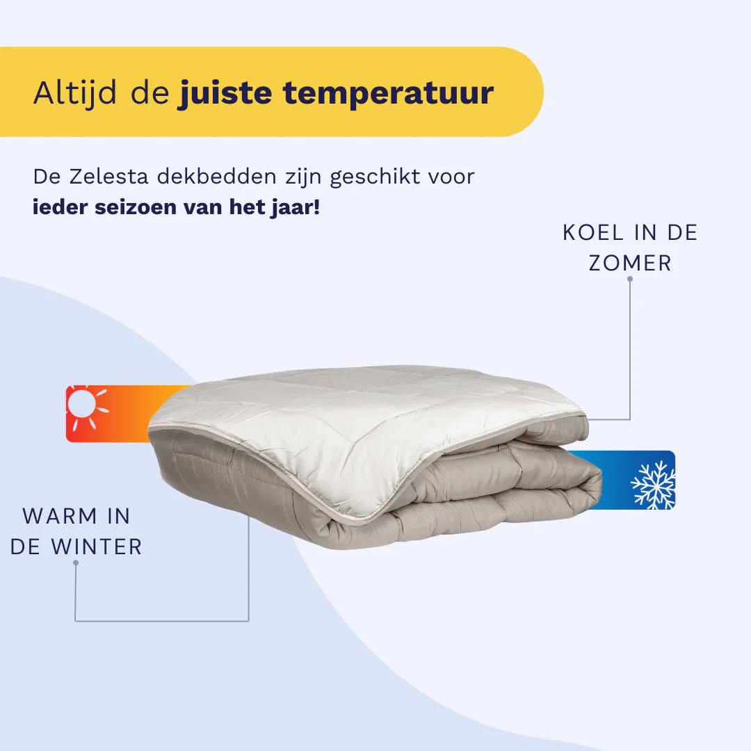 Zelesta Everyday Duo Dekbed - Taupe & Linnen - Image 5