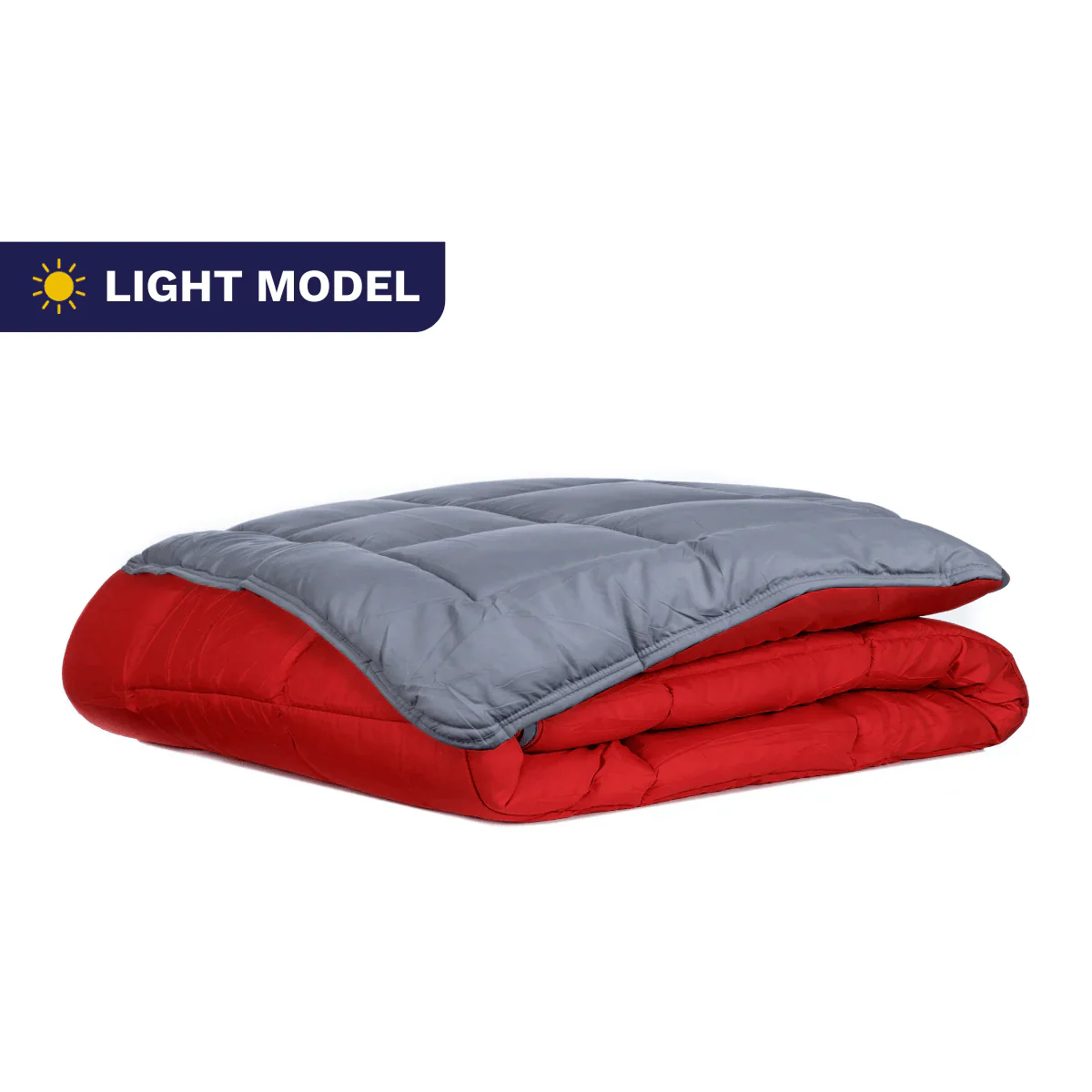 Zelesta Everyday Duo Zomerdekbed - Antraciet & Rood