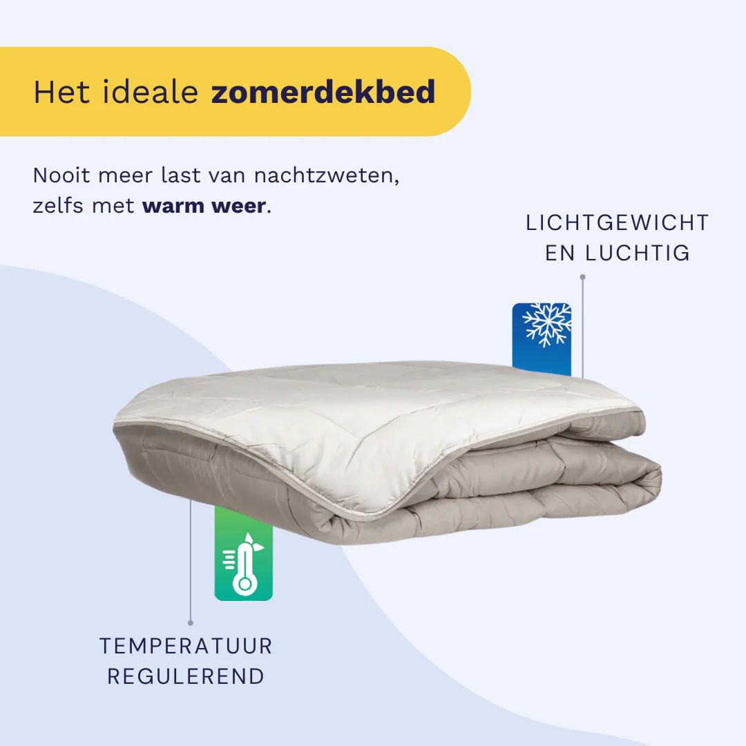 Zelesta Everyday Duo Zomerdekbed - Taupe & Linnen - Image 5
