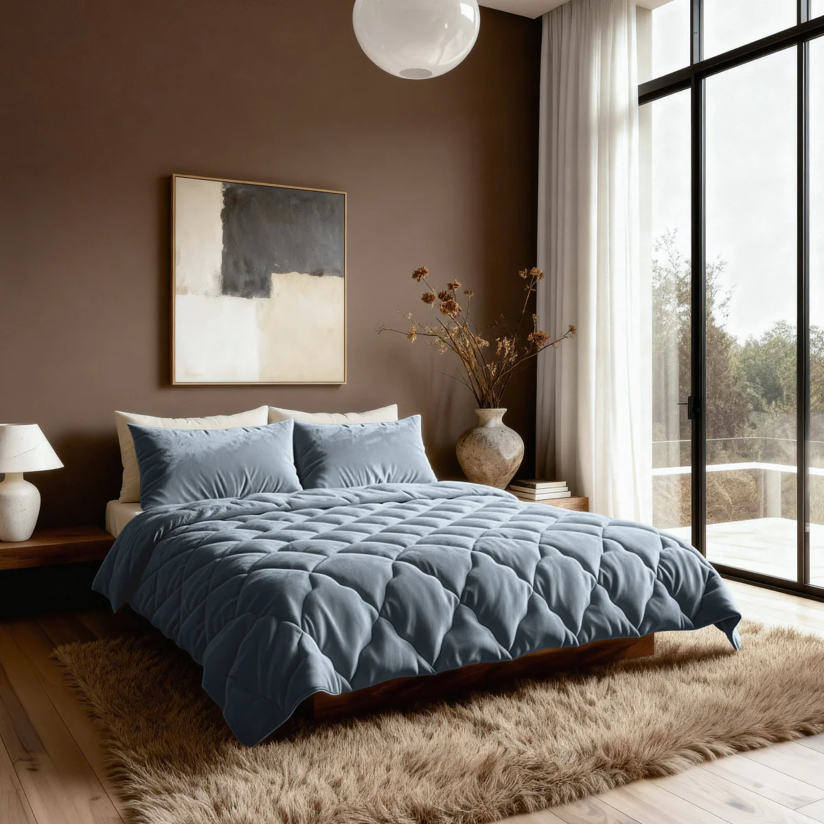 Zelesta Flanel Uni - Blue Mirage - Image 3