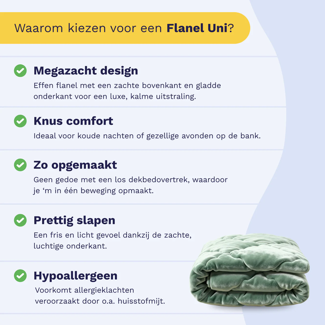 Zelesta Flanel Uni - Groen - Image 10
