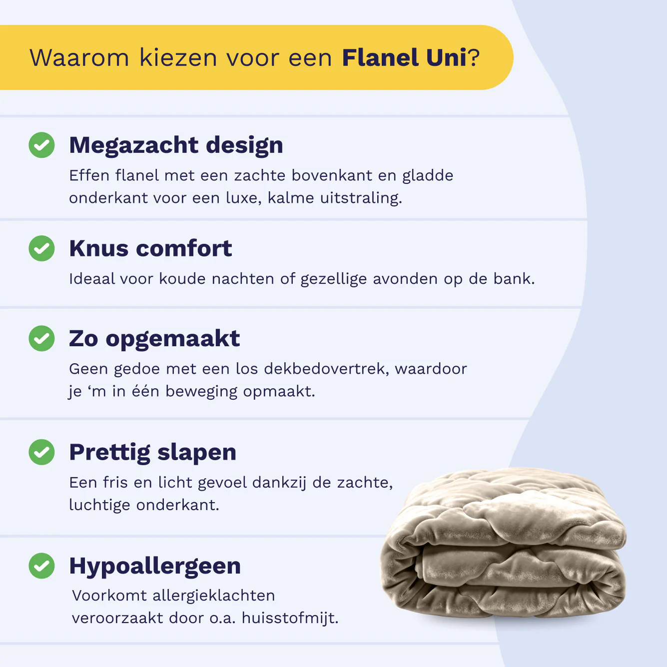 Zelesta Flanel Uni - Taupe - Image 10