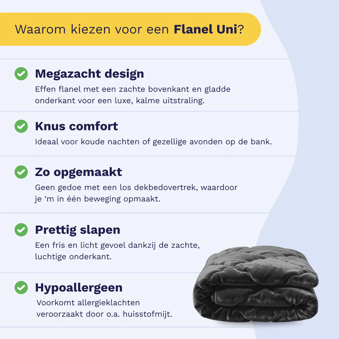 Zelesta Flanel Uni - Zwart - Image 10
