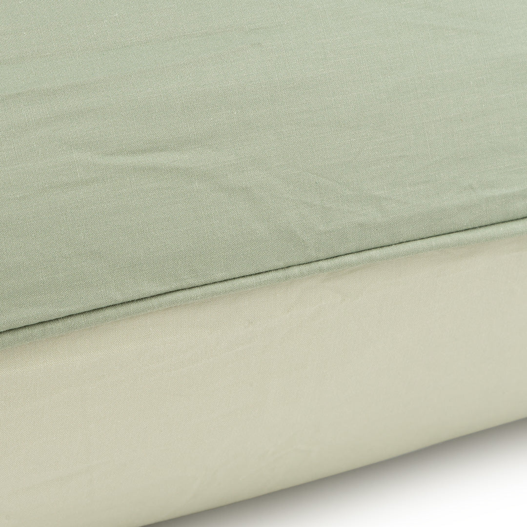 Zelesta Deluxe Percale Katoen Kussensloop Set Van 2 - Olijfgroen - Image 3