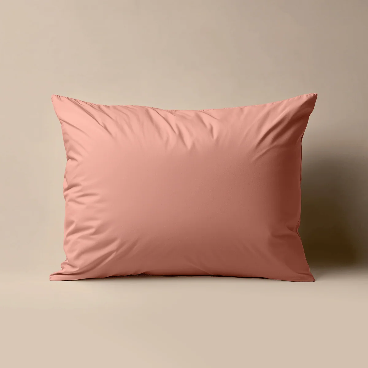 Zelesta Deluxe Percale Katoen Kussensloop Set Van 2 - Zalm - Image 2