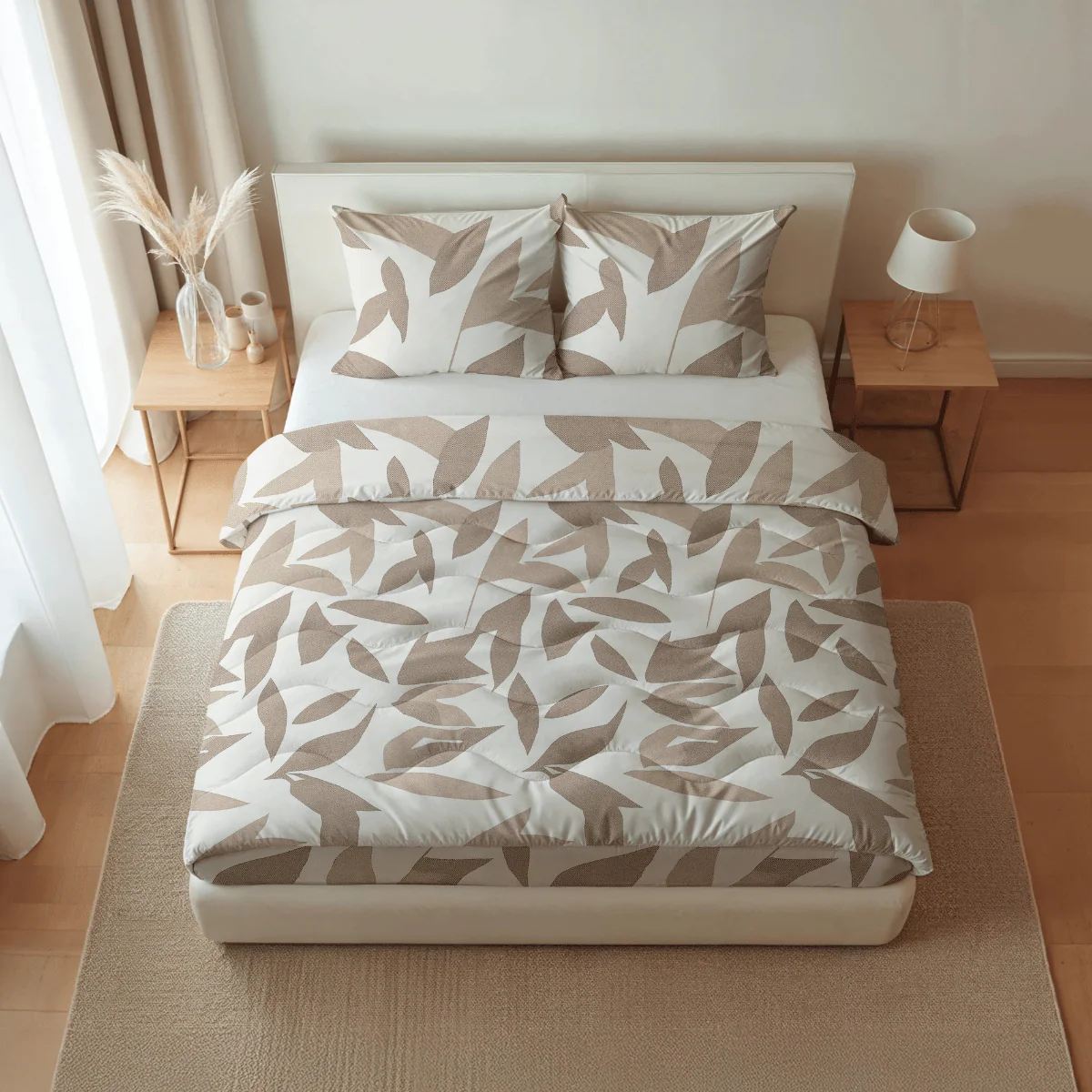 Zelesta Pure Design Katoen Dekbed - Beige Autumn - Image 2