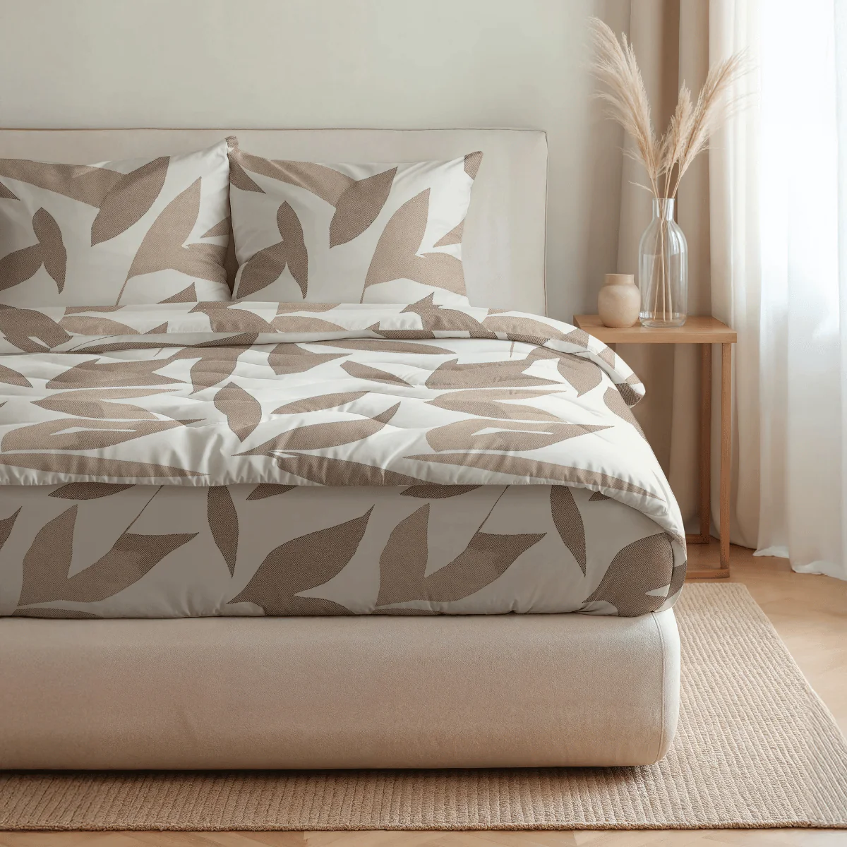 Zelesta Pure Design Katoen Dekbed - Beige Autumn - Image 3