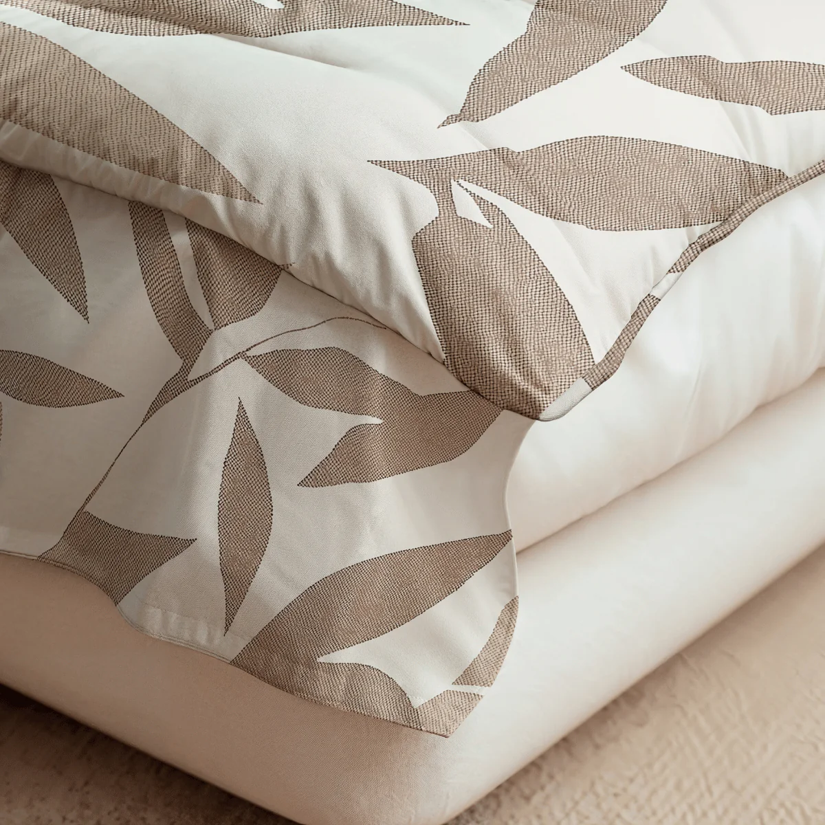 Zelesta Pure Design Katoen Dekbed - Beige Autumn - Image 6