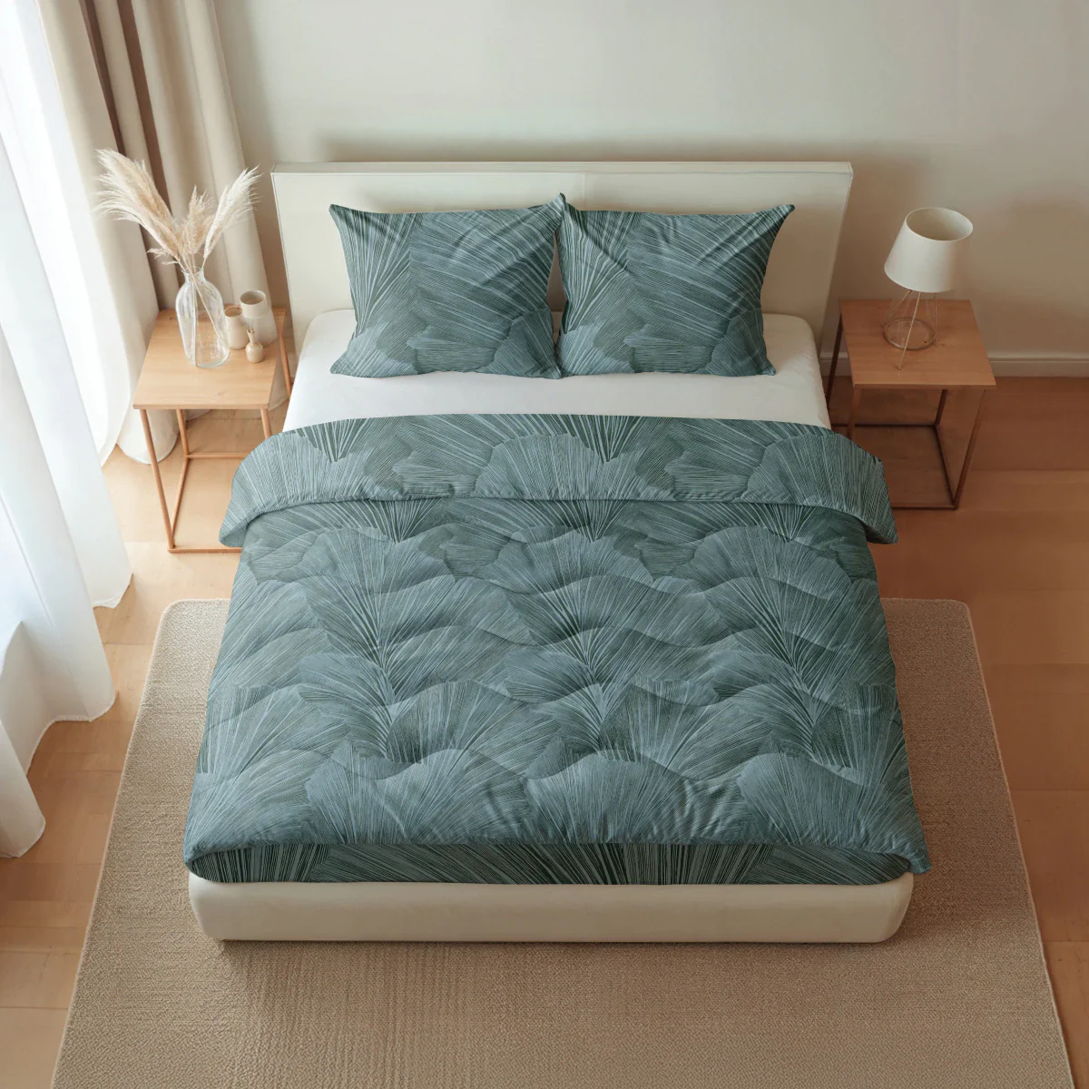 Zelesta Pure Design Katoen Dekbed - Botanical Green - Image 2