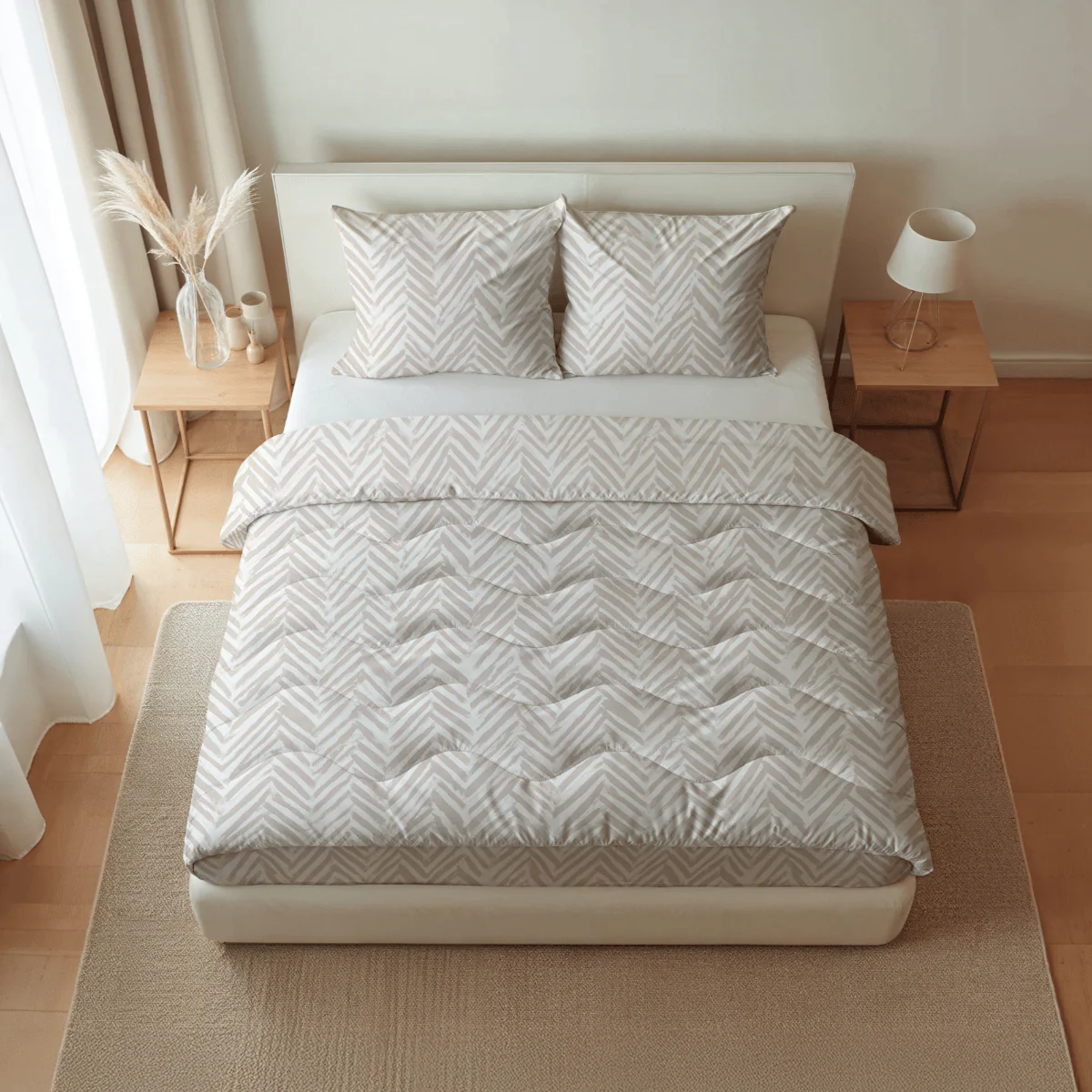 Zelesta Pure Design Katoen Dekbed - Ethnic Cream - Image 2