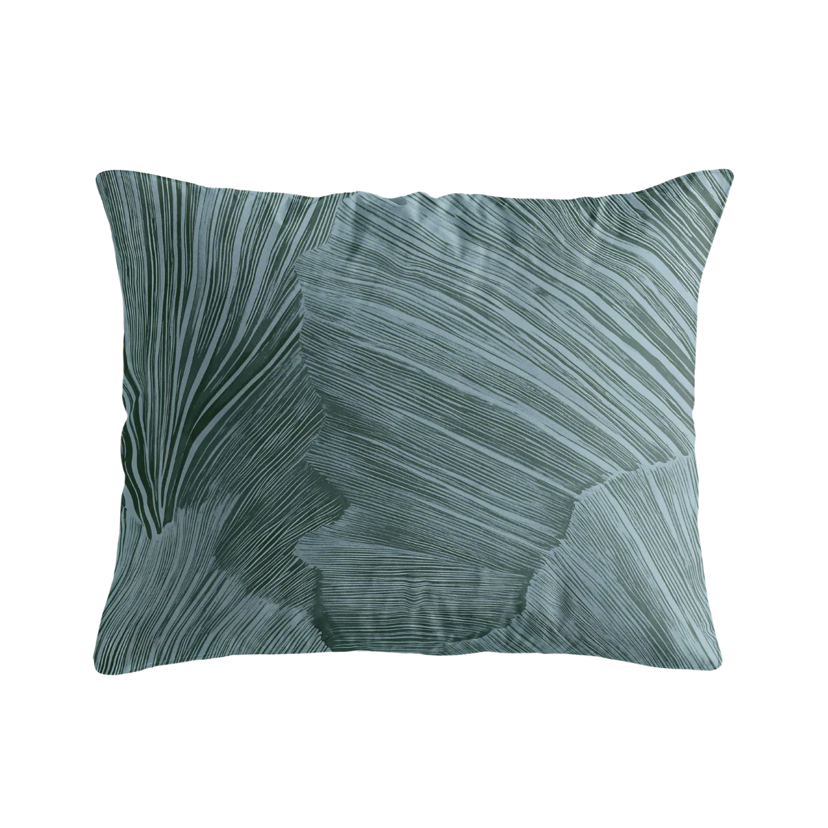 Zelesta Pure Design Katoen Kussensloop set van 2 - Botanical Green
