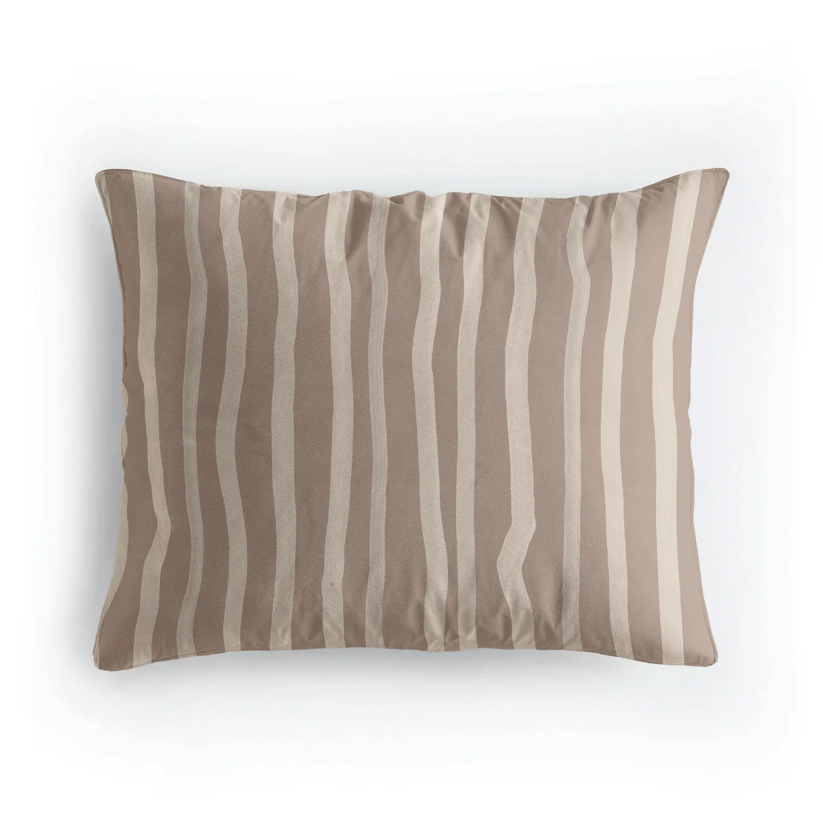 Zelesta Pure Design Katoen Kussensloop set van 2 - Brown Stripes