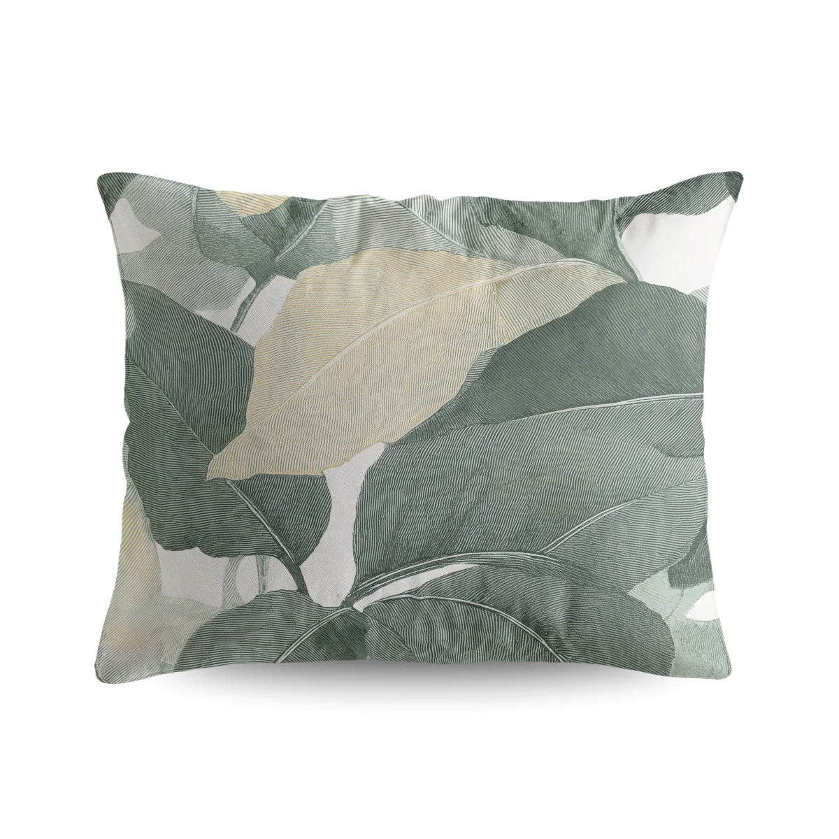 Zelesta Pure Design Katoen Kussensloop set van 2 - Green Forest