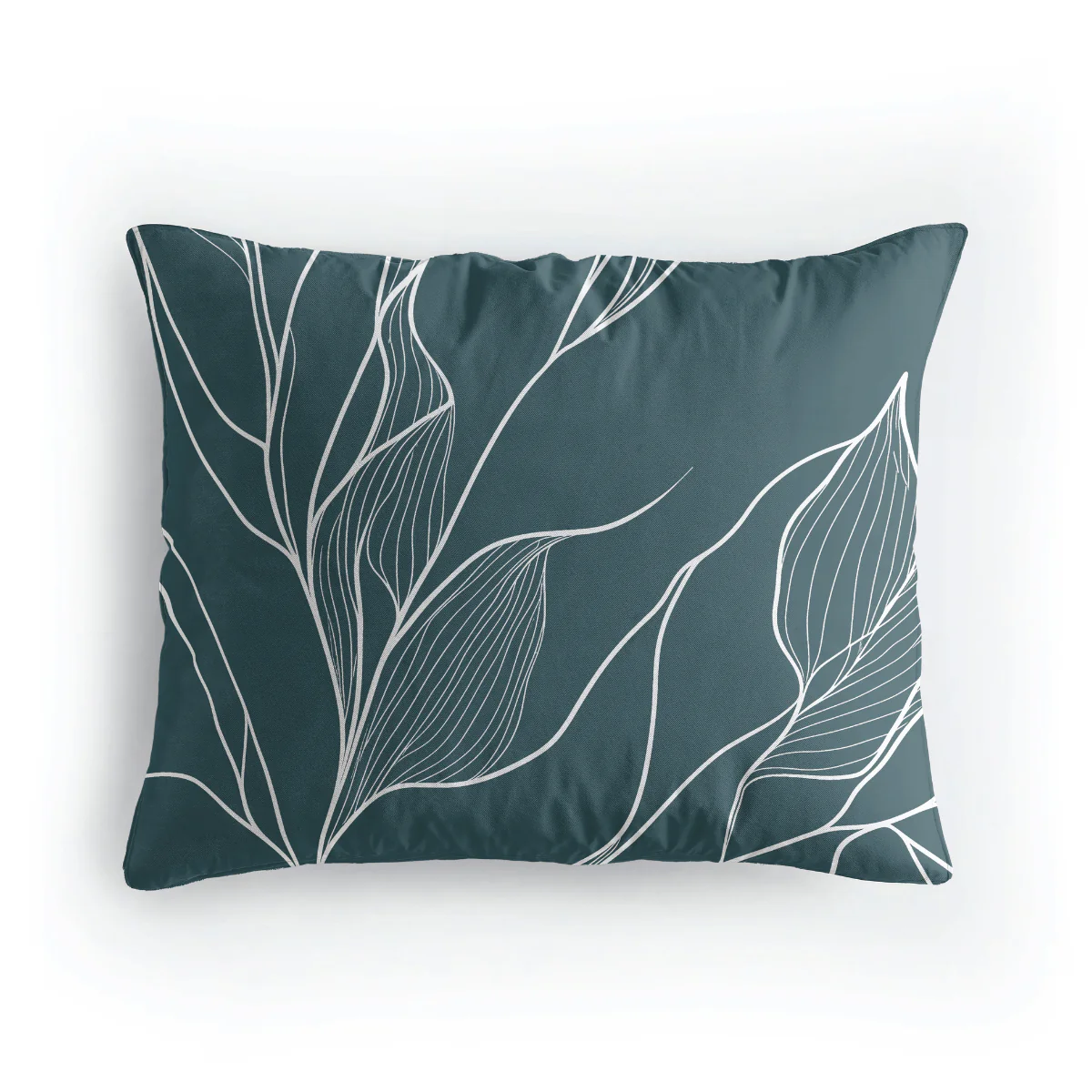 Zelesta Pure Design Katoen Kussensloop set van 2 - White Leaves