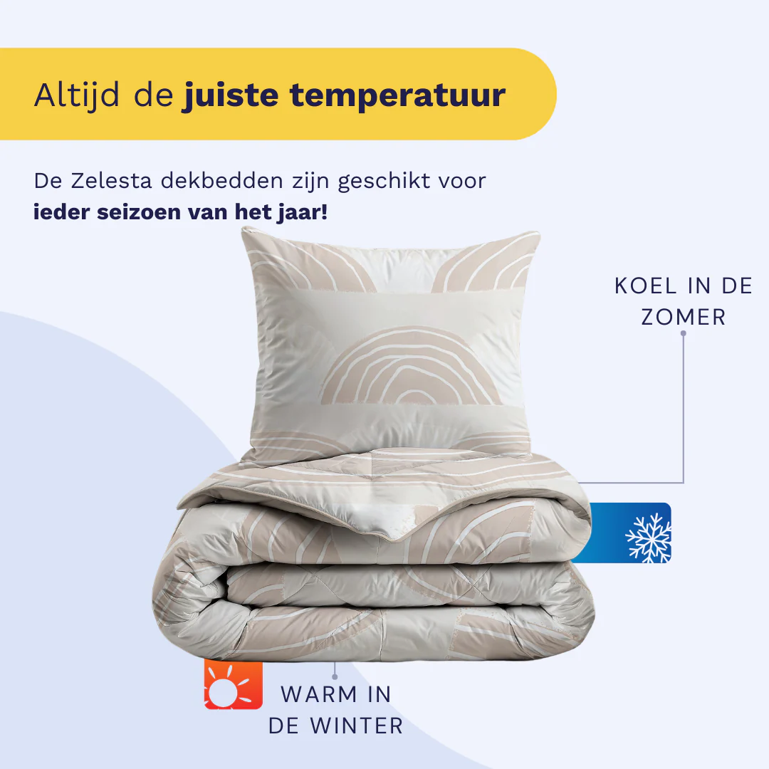 Zelesta Pure Kids Katoen Dekbed - Dune Dreams - Image 5