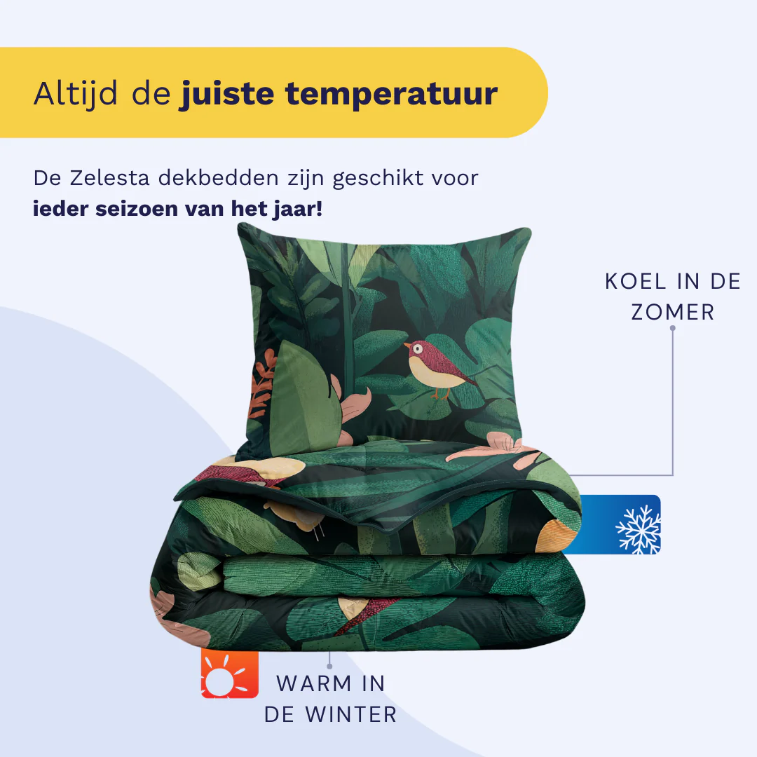Zelesta Pure Kids Katoen Dekbed - Jungle Journey - Image 5
