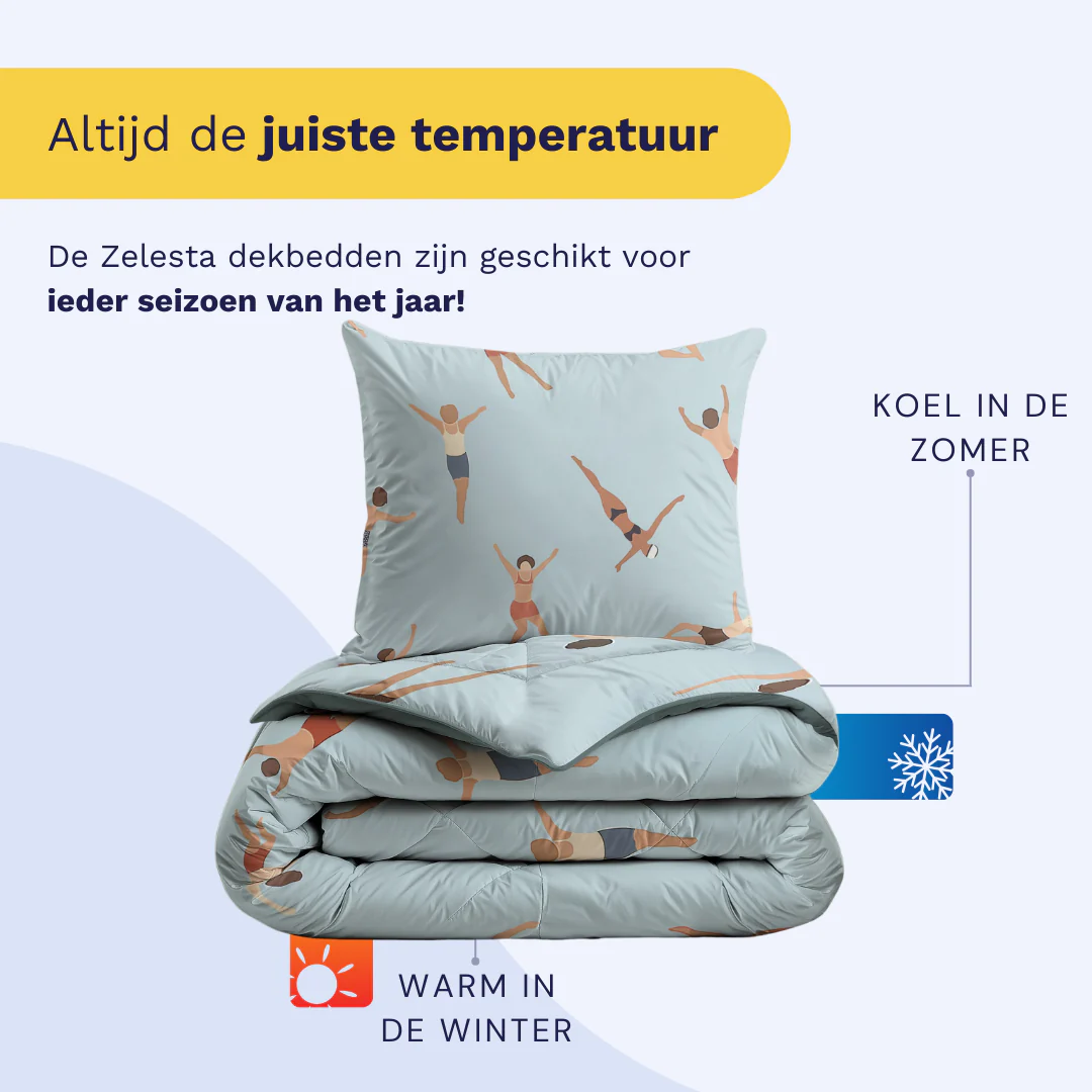 Zelesta Pure Kids Katoen Dekbed - Swimmers - Image 4