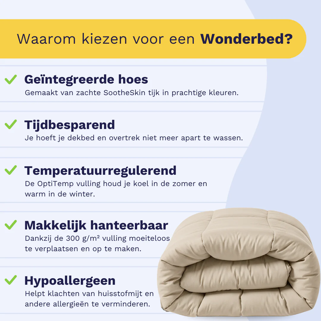 Zelesta Pure Uni Katoen Dekbed - Desert Sand - Image 3