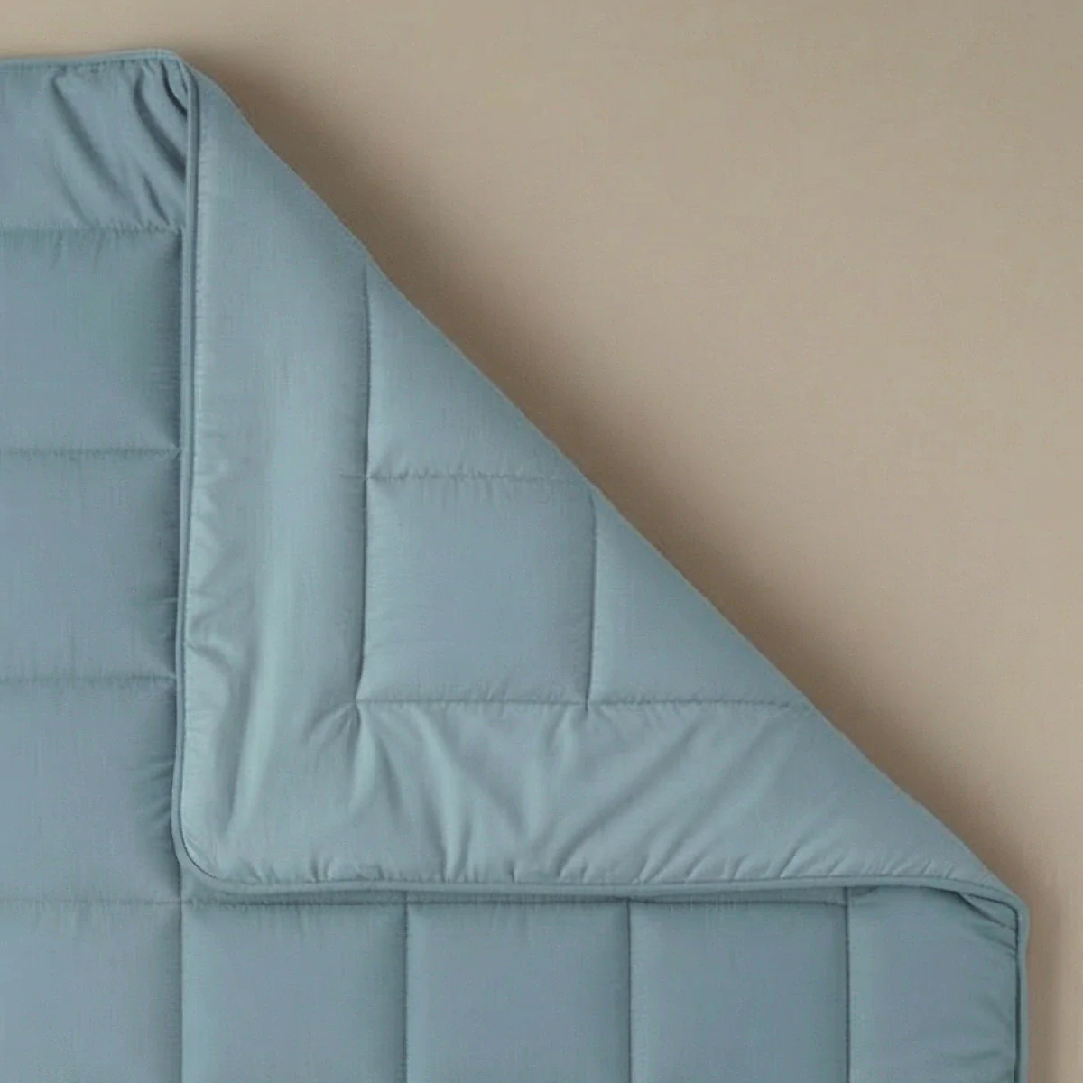 Zelesta Pure Uni Katoen Zomerdekbed - Pastelblauw - Image 5