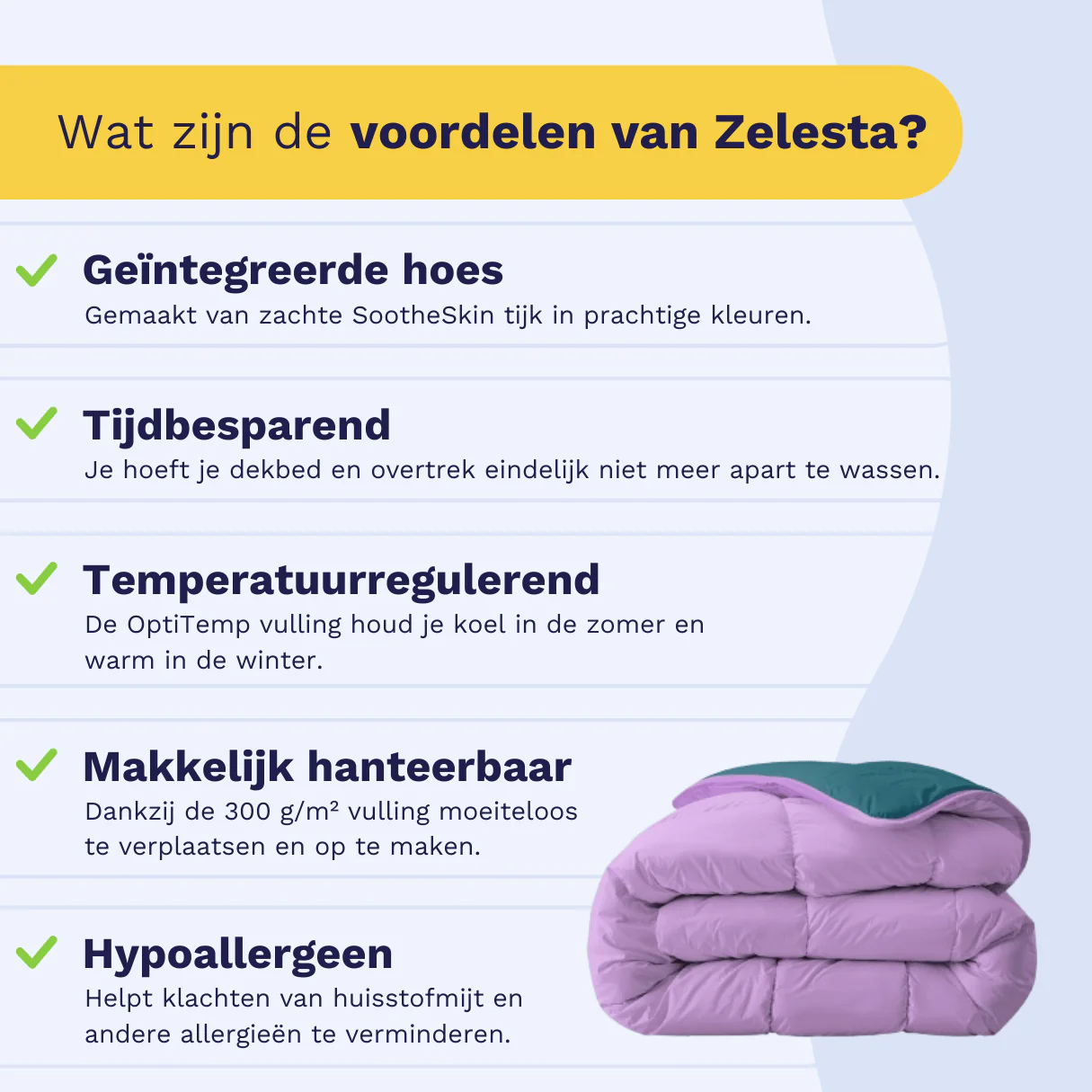 Zelesta Royalbed - Petrol & Lila - Image 4