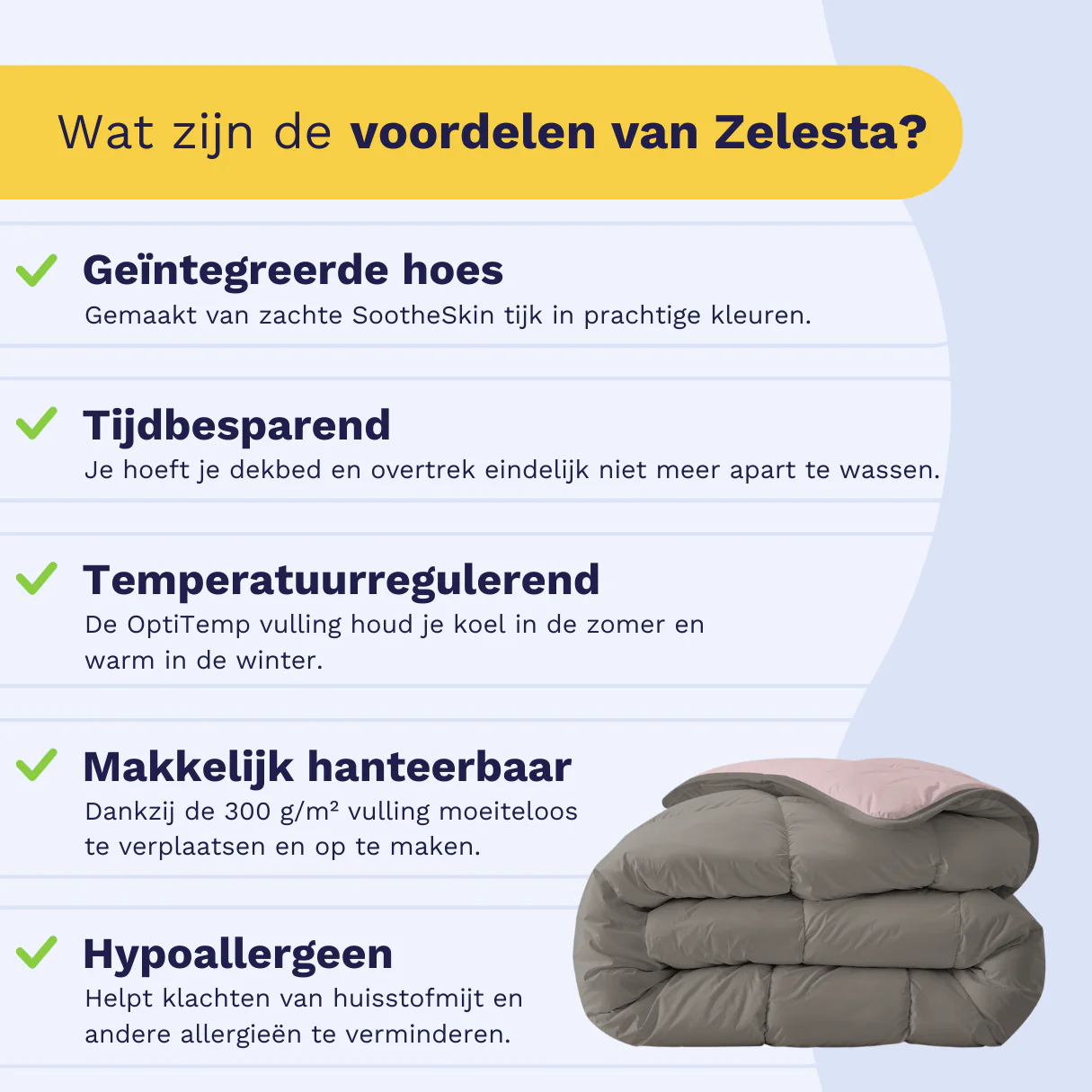 Zelesta Royalbed - Pastel Pink & Tender Grey - Image 4