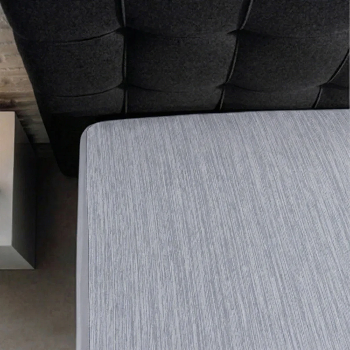 Zelesta Special Cooling Blend Hoeslaken - Warm Linnen Grijs - Image 3